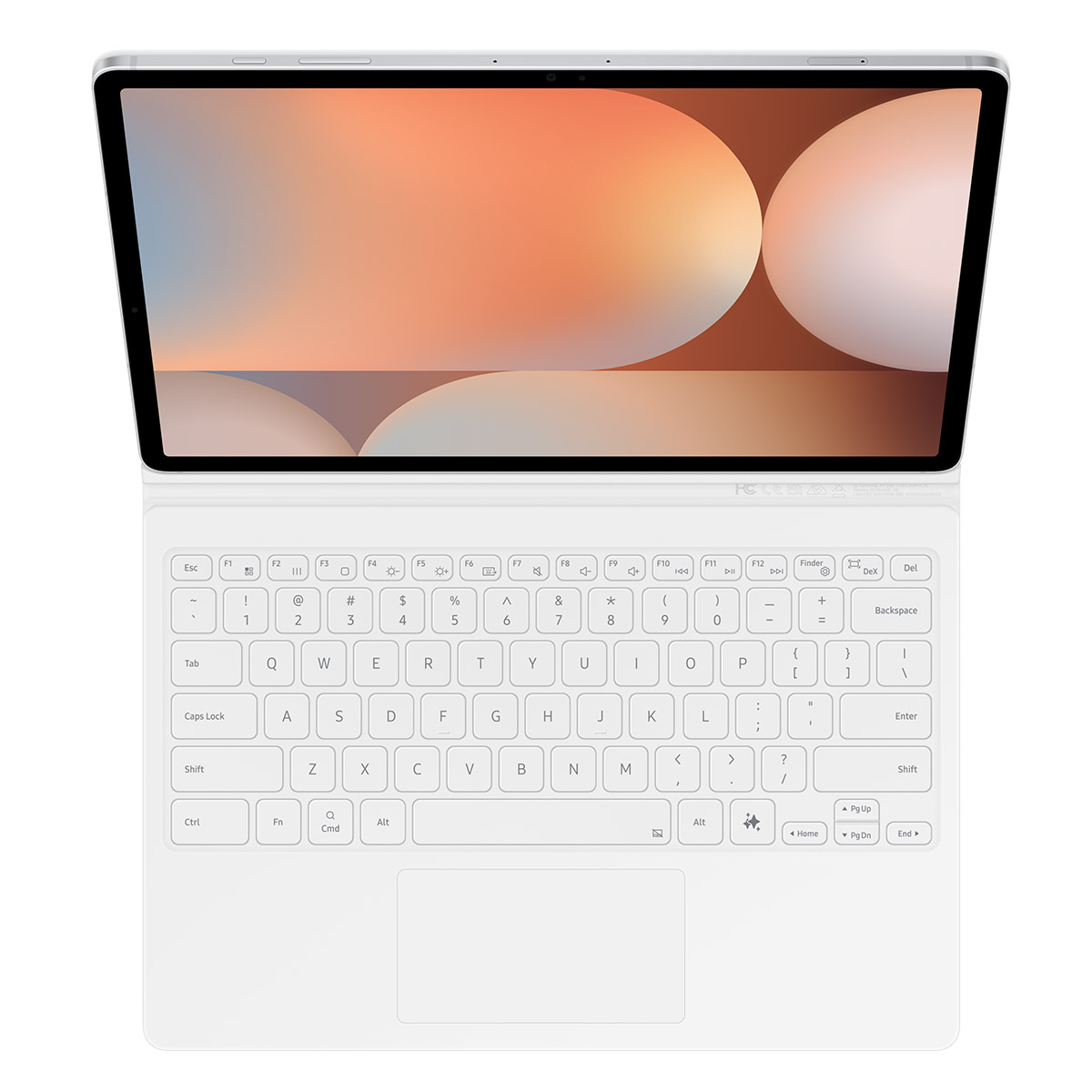 Teclado Samsung Con Trackpad S10+ Blanco image number null