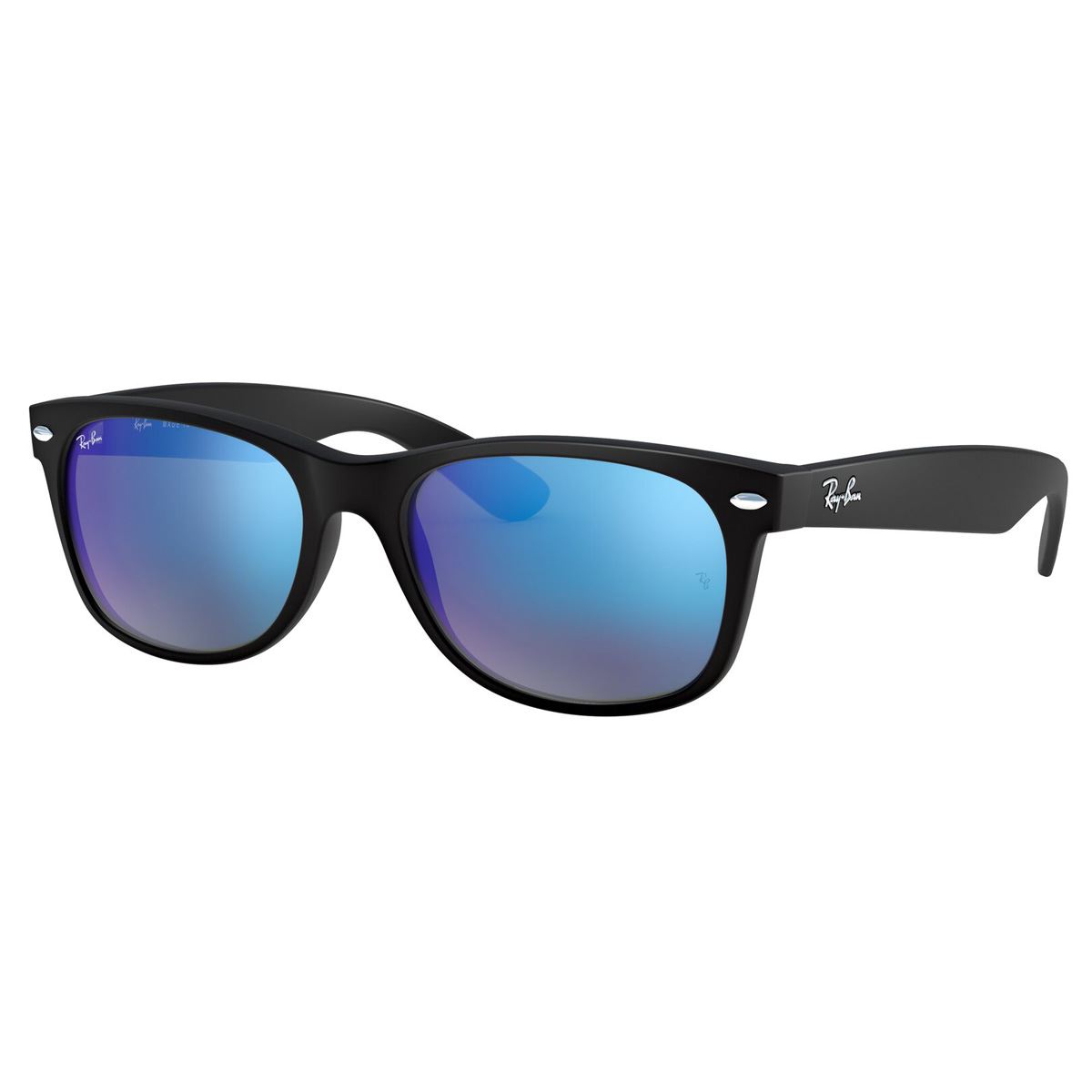 Lente Solar Ray-Ban New Wayfarer Azul en Nylon Negro image number null
