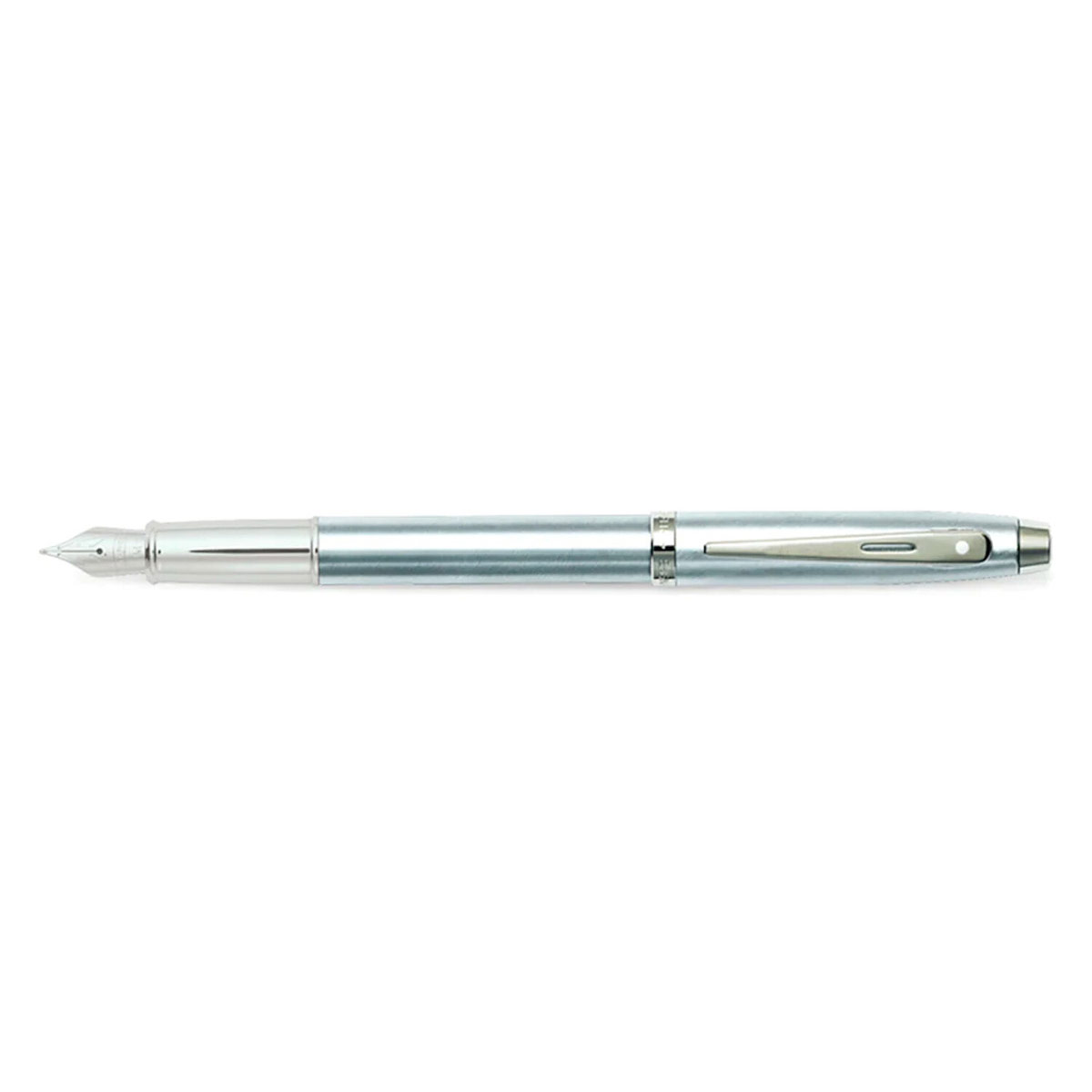Pluma fuente  serie 100 cromo cepillado ct punto mediano Sheaffer image number null