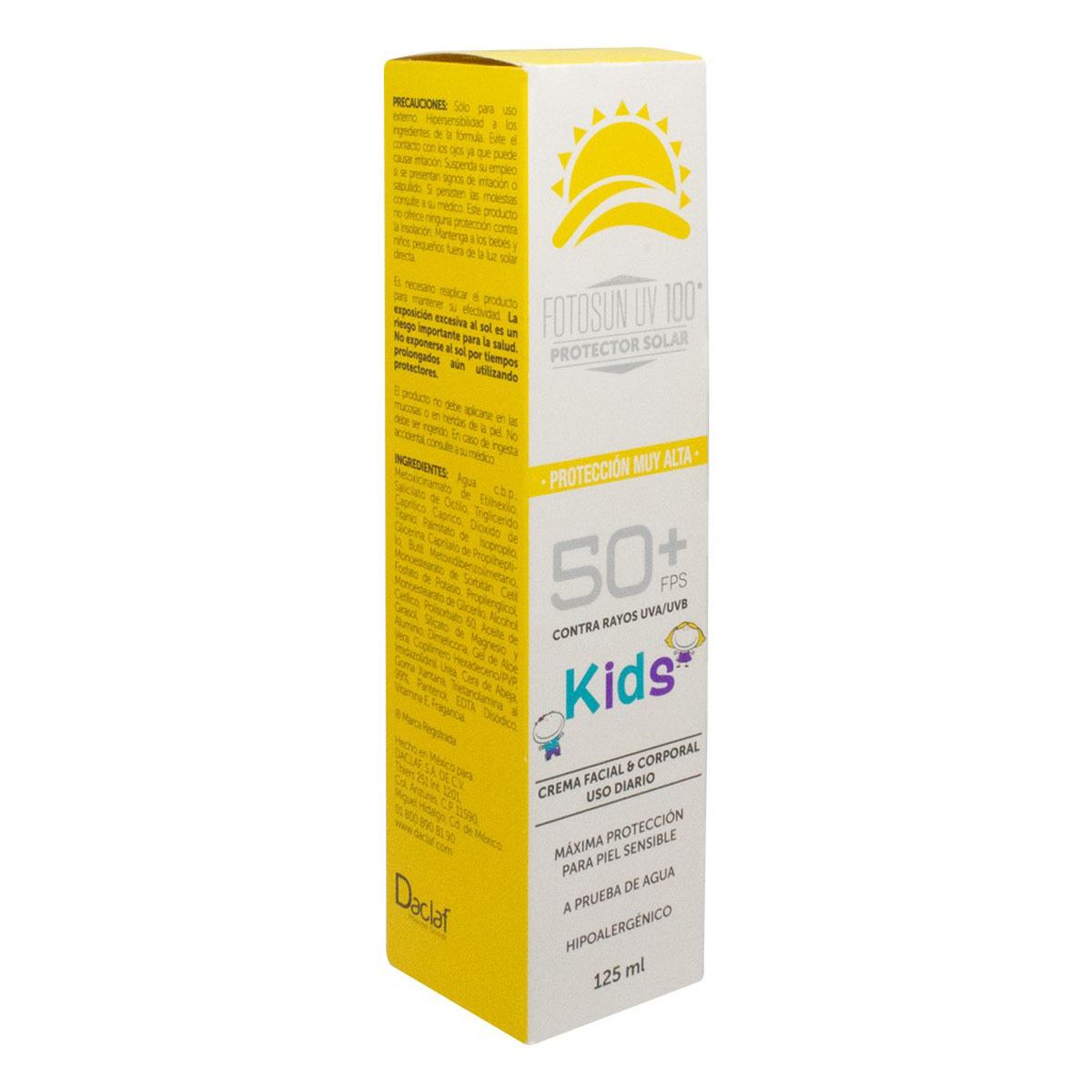Fotosun UV 100 Kids para niños 125 ml image number null