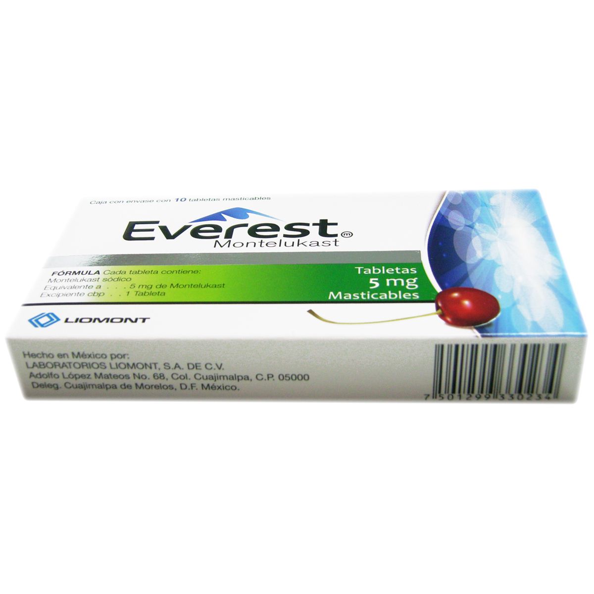 Everest 10 5mg masticable image number null
