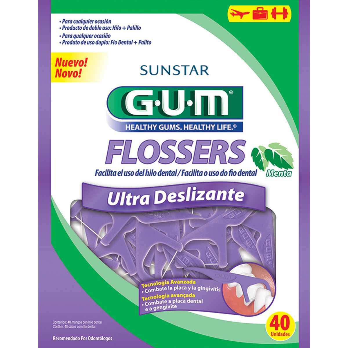 Flossers Ultra Deslizantes C/40	unidades image number null