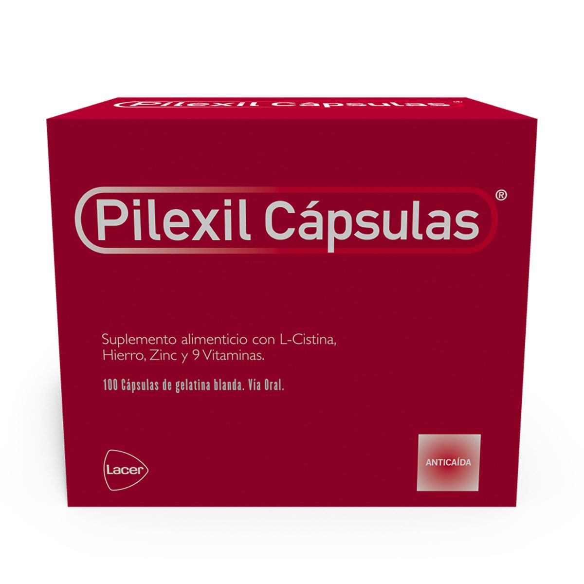 Pilexil capsulas sup aliment caja c/ 100 pzs image number null