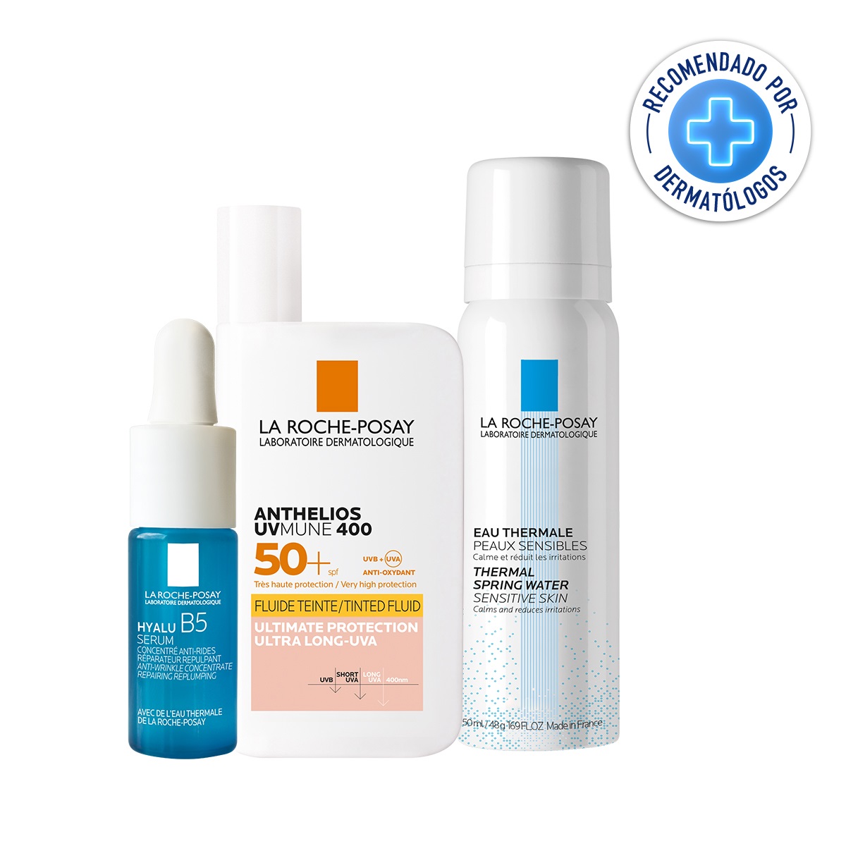 La Roche Posay Rutina De Protecci&oacute;n Solar Para Piel Normal A Seca Con Color image number null