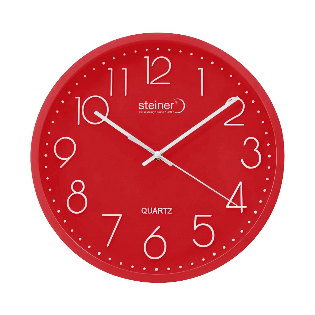 Reloj de Pared Steiner Color Rojo STWA25-3449RD image number null