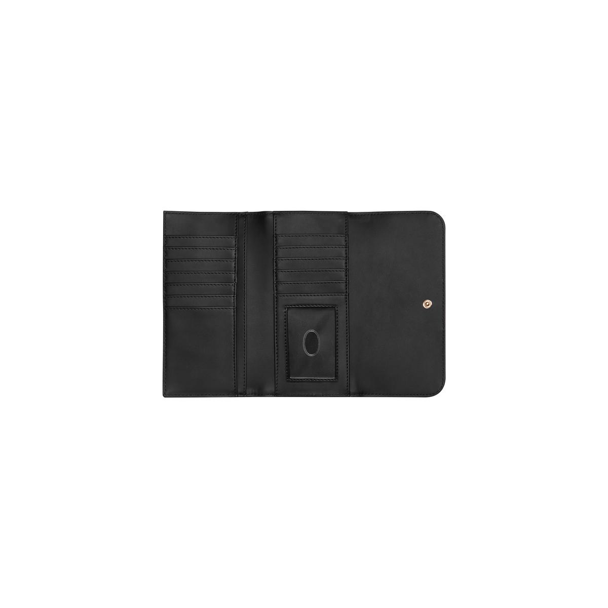 Cartera Slim Clutch Guess Negro Suavizado image number null