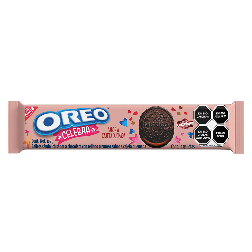 Galletas Sabor a Cajeta Quemada 105 g Oreo Celebra 1 Paquete image number null