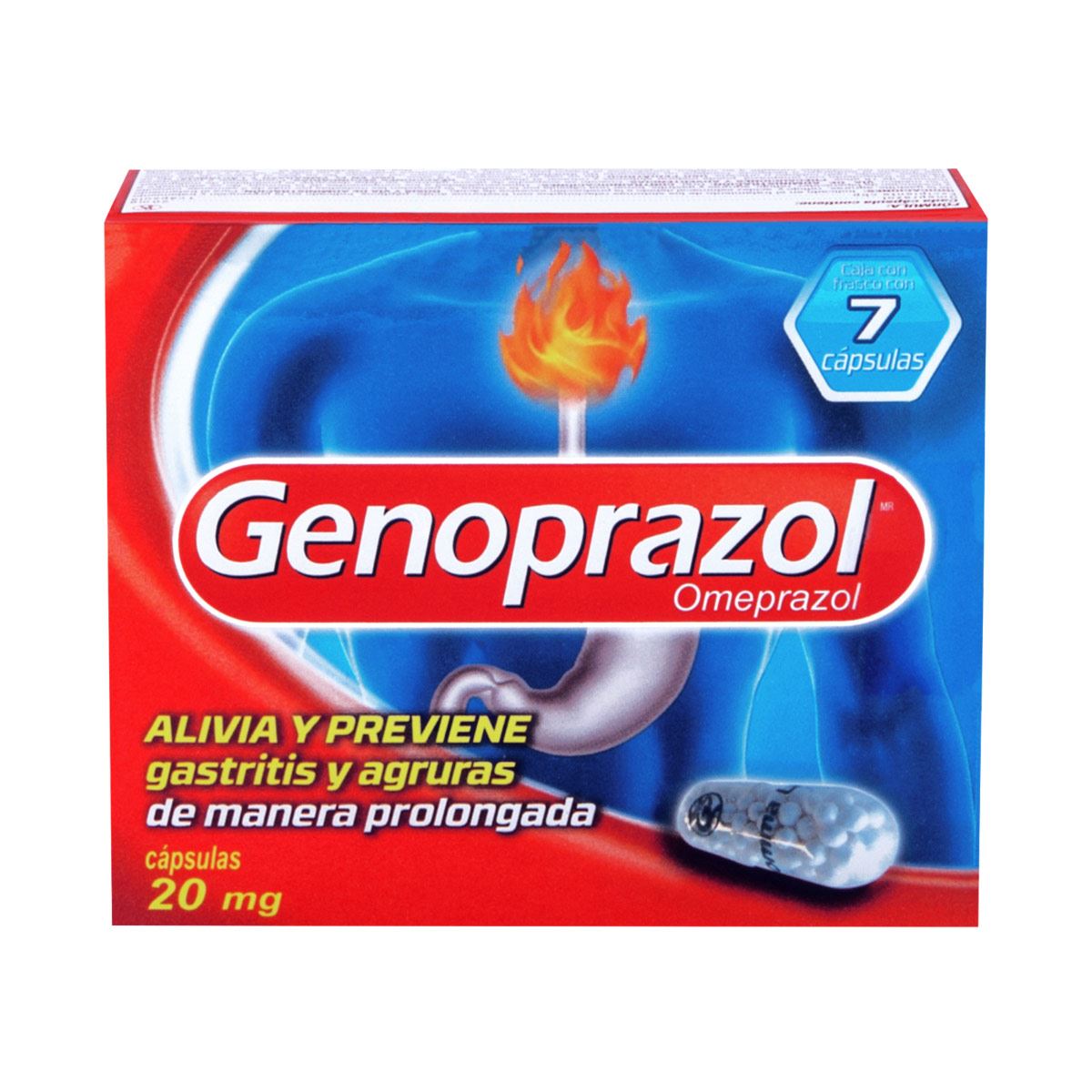Genoprazol 20mg 7 caps Glm image number null