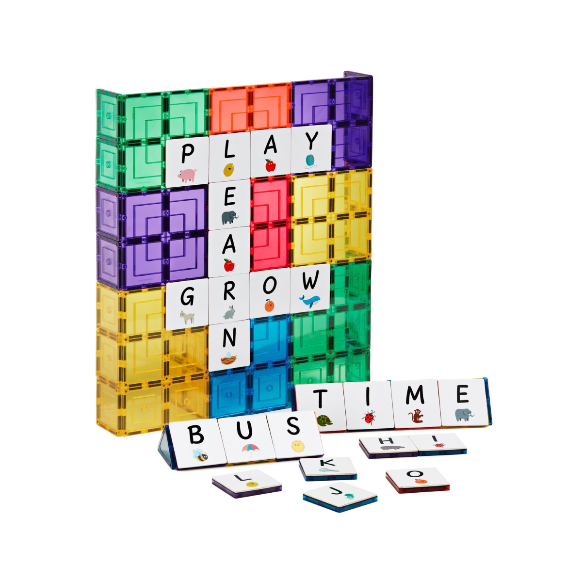 Set Mosaicos Magn&eacute;ticos Alfabeto en May&uacute;sculas 40 Piezas Learn & Grow Toys image number null