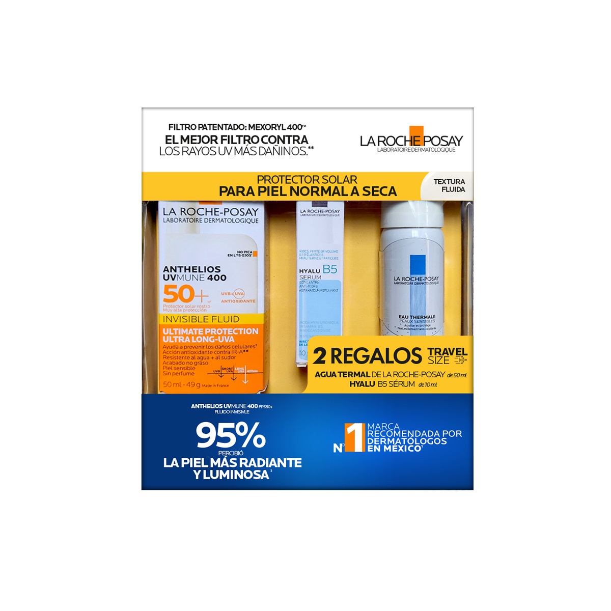 La Roche Posay Rutina De Protecci&oacute;n Solar Para Piel Normal A Seca image number null