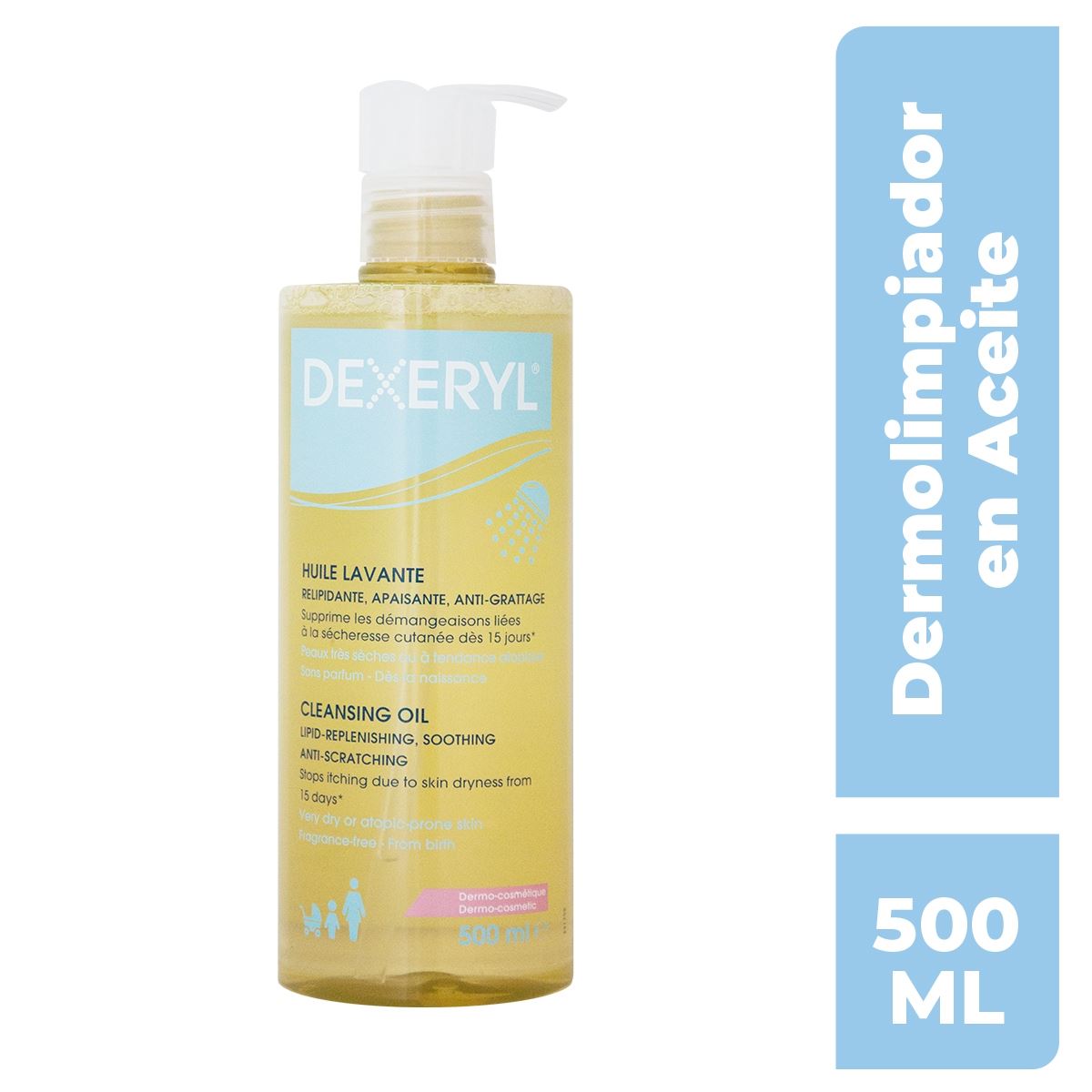 Dermolimpiador en Aceite Emoliente Dexeryl 500ml image number null