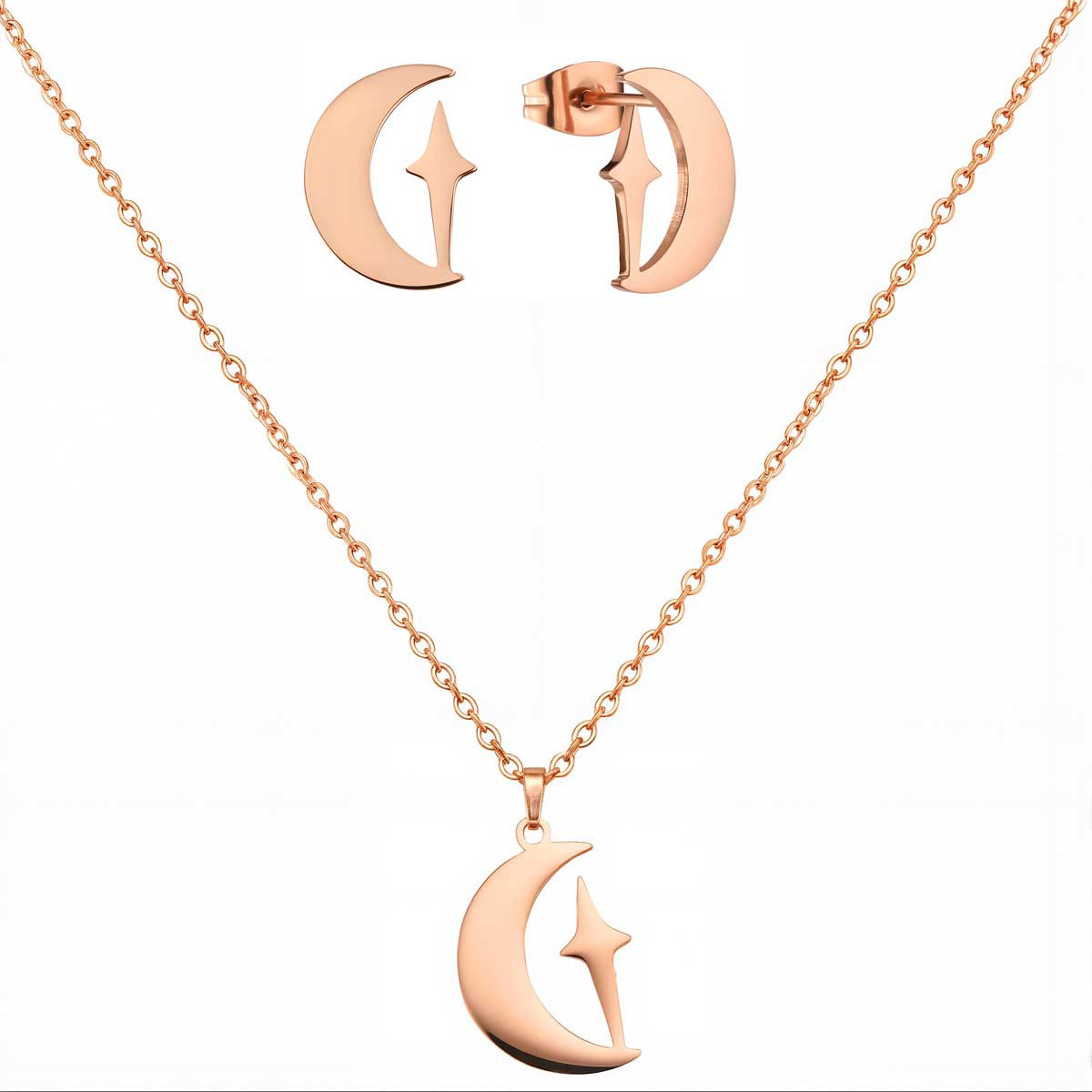 Set de Acero Inoxidable Color Rosado Enso image number null