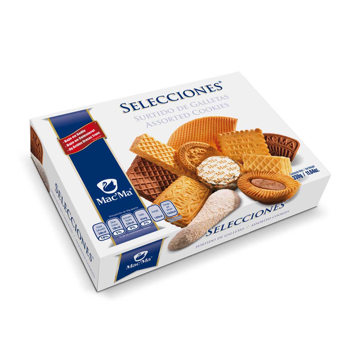 Surtido de Galleta Selecciones Mac&acute;Ma 330g image number null