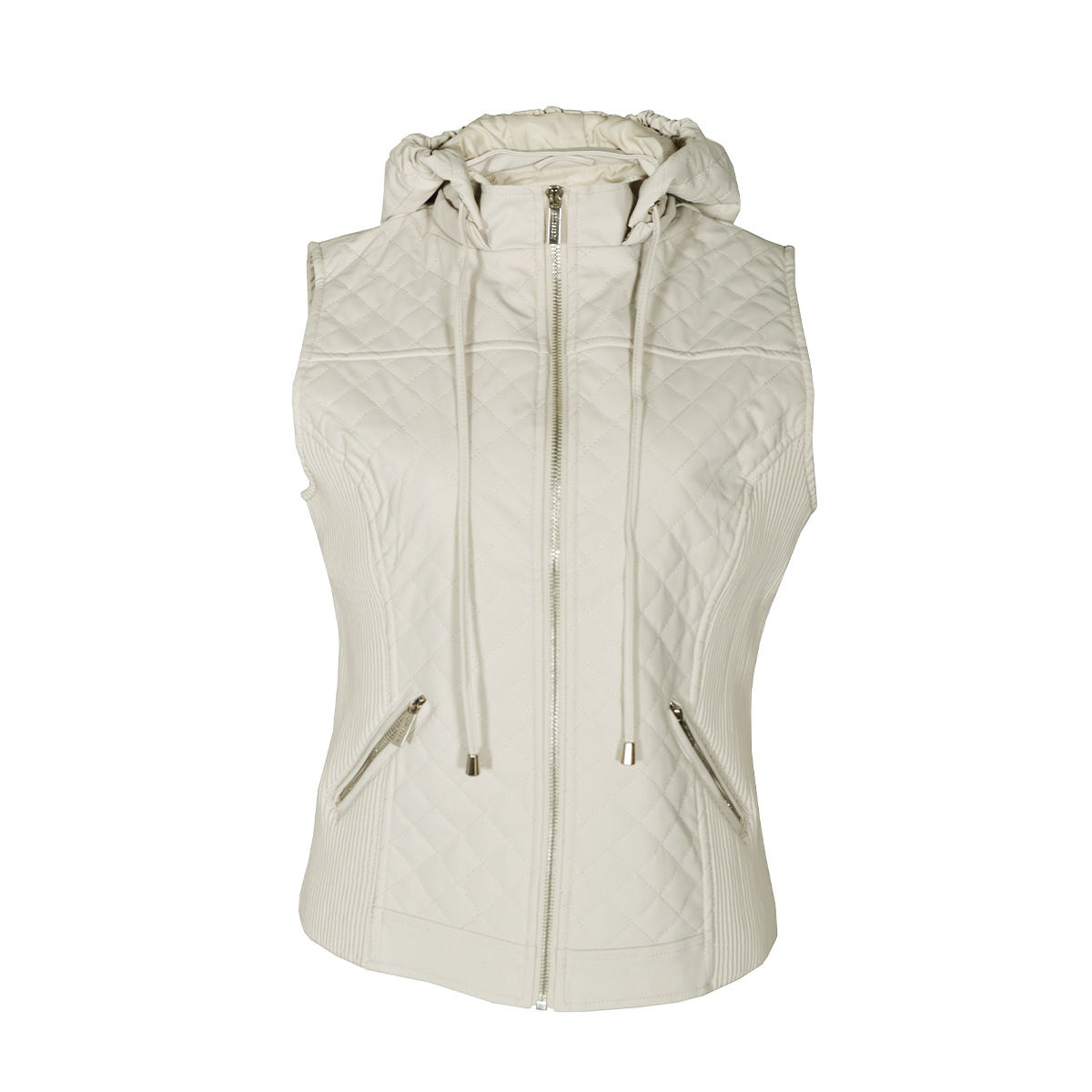 Chaleco Capitonado con Capucha Philosophy Talla Chica para Mujer image number null