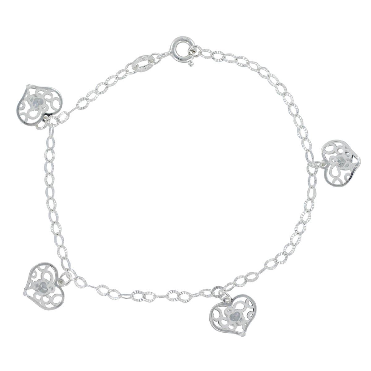 Pulsera Corazónes 4 Calados image number null