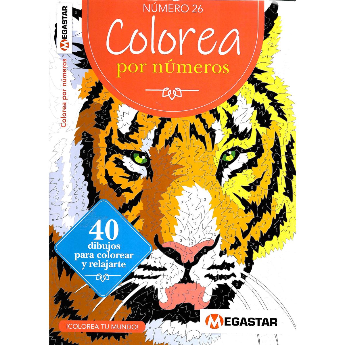 Revista Colorea por N&uacute;meros Megastar image number null