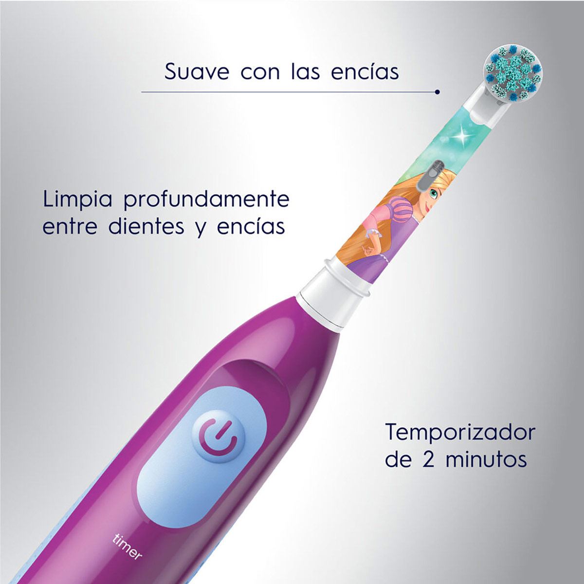 Oral-B Disney Princess Cepillo dental el&eacute;ctrico 1 Unidad image number null