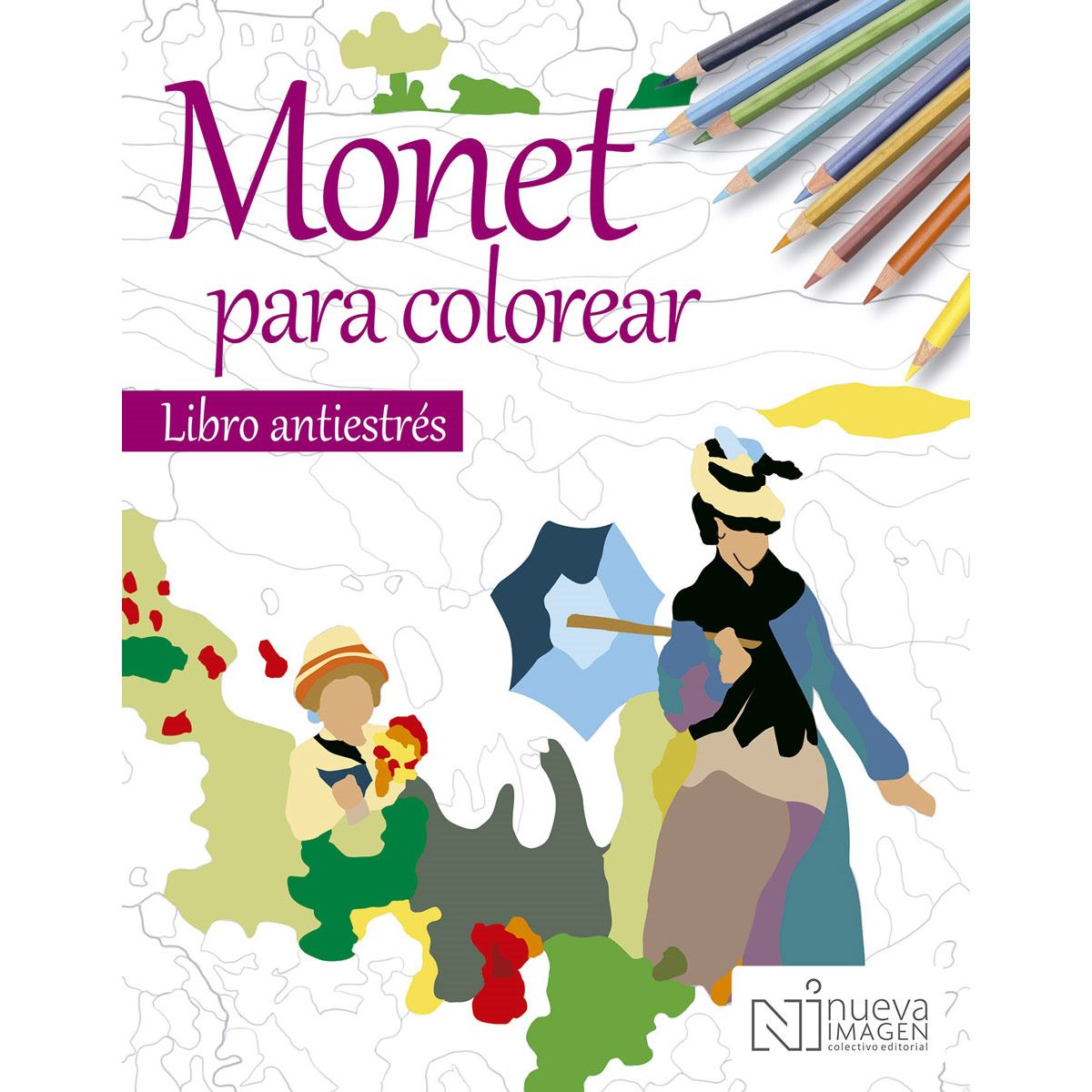 Monet para colorear image number null