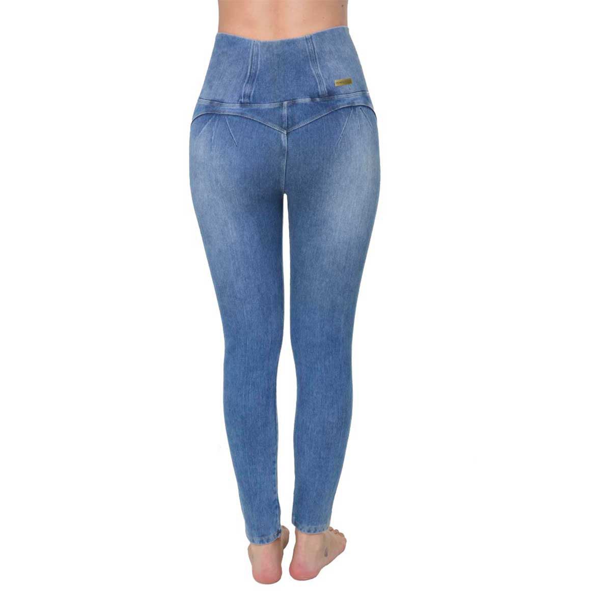 Leggin stretch control azul M Oscar Hackman image number null