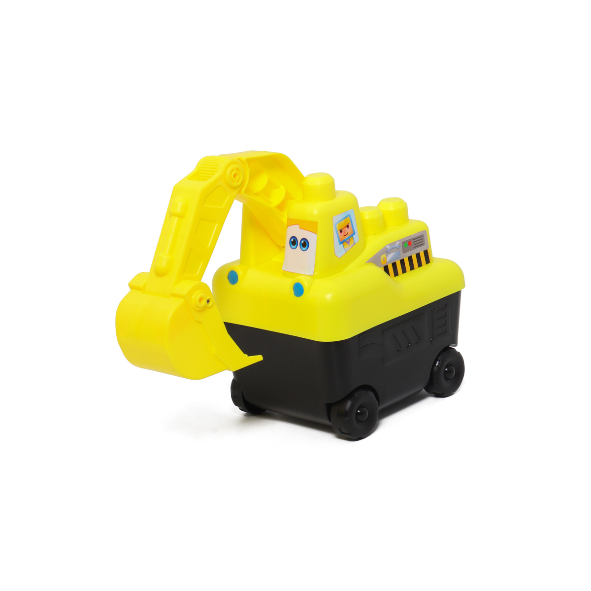 Camión Excavadora Bloques de Construcción Maxi 16 Piezas image number null