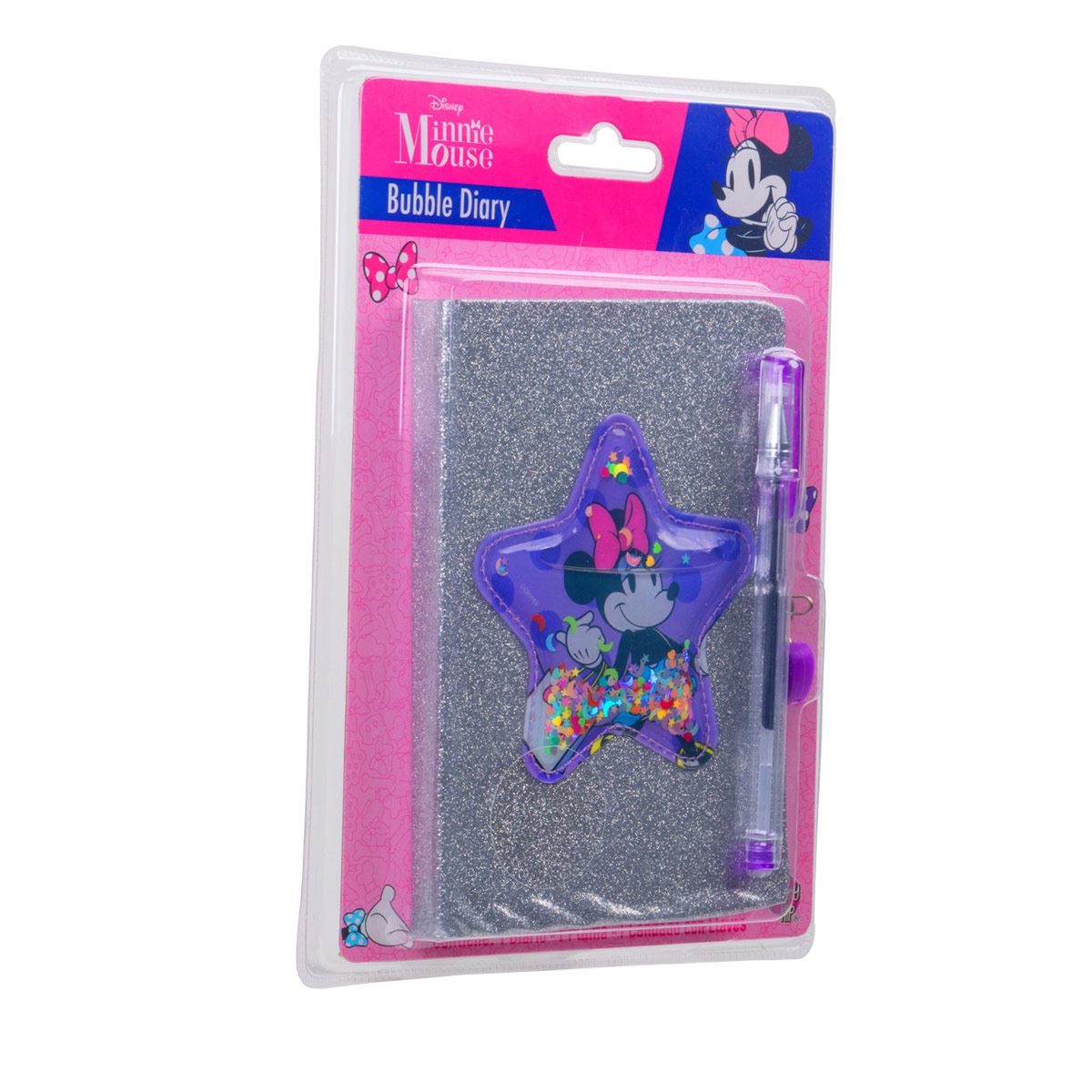Diario Bubble Disney Minnie Mouse Berry Hip image number null