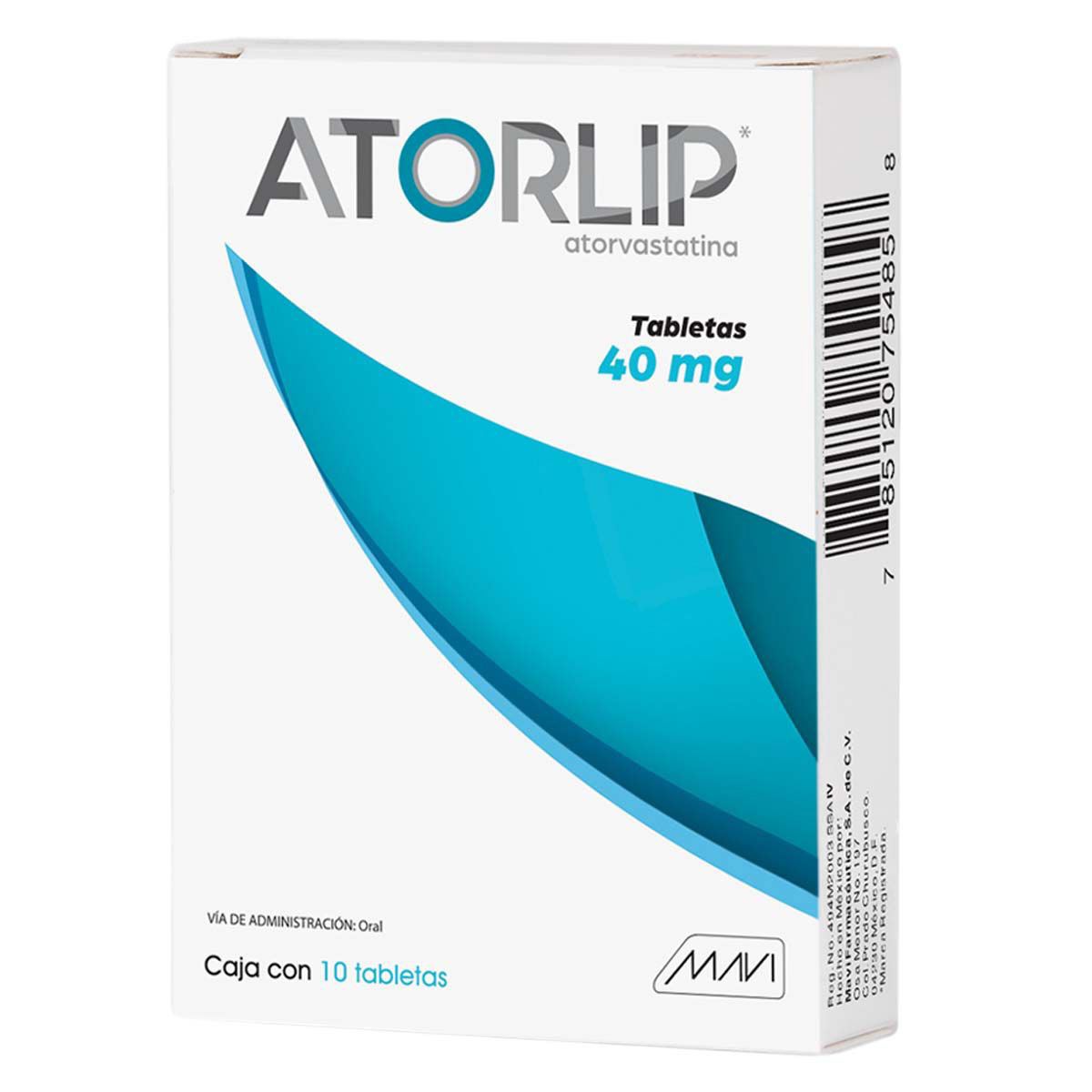 Atorlip 40mg tab10 mavi image number null