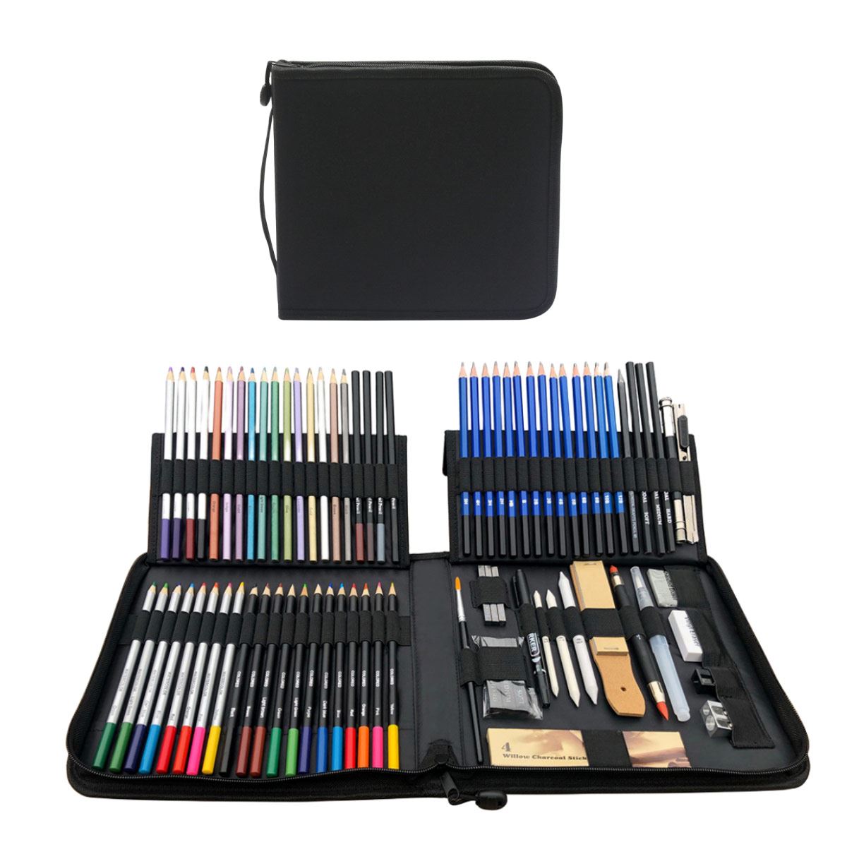 Set de dibujo y bocectos 83 piezas Joyway en estuche image number null