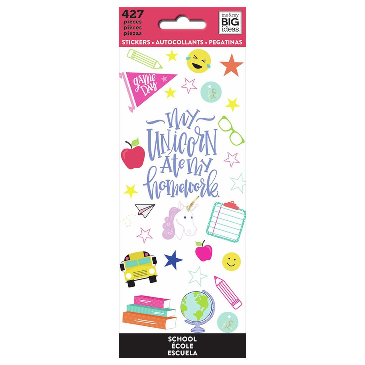 Block de Stickers The Happy Planner School 427 Piezas image number null