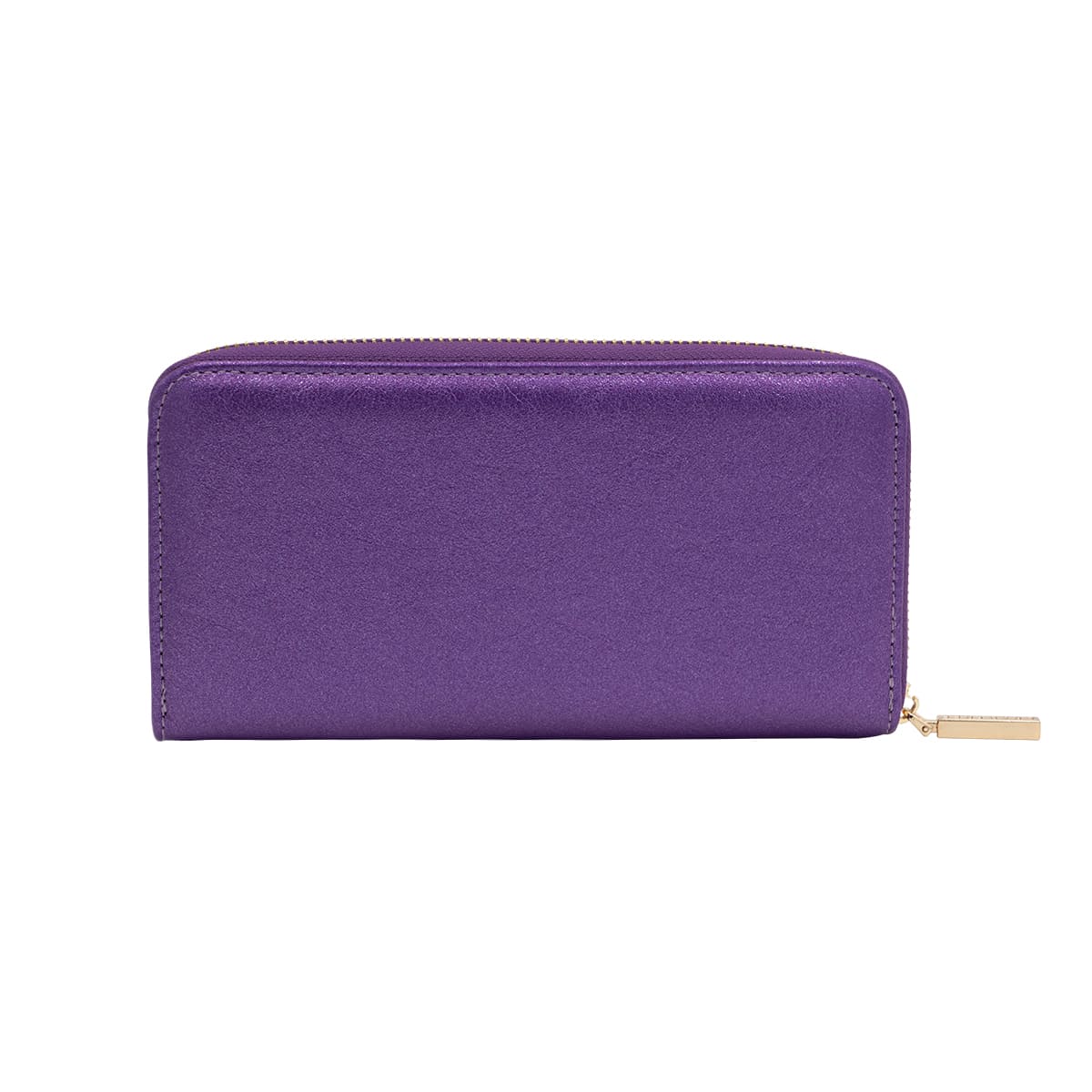 Cartera  Crabtree Morado Met&aacute;lico Para Mujer image number null