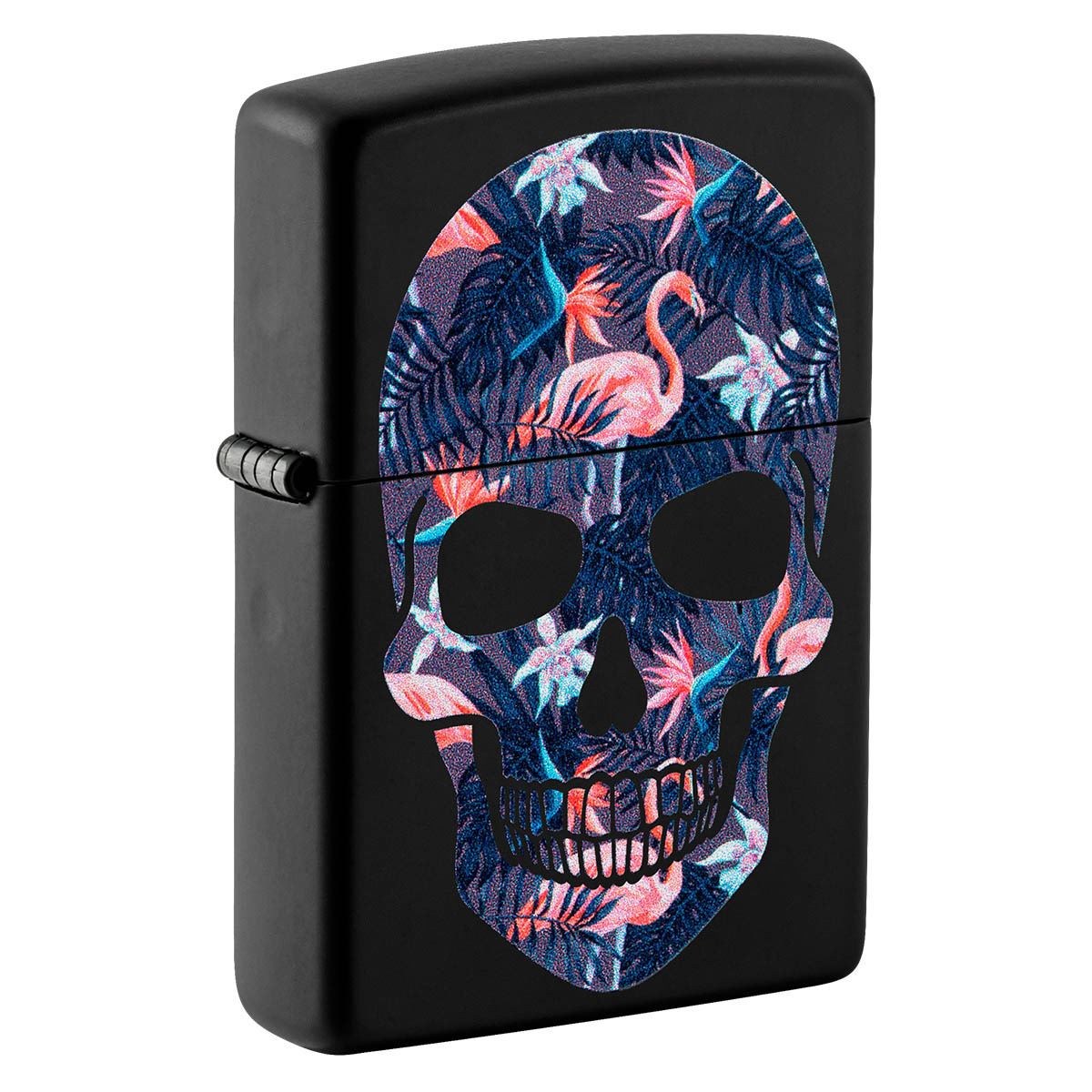 ENCENDEDOR ZIPPO NEGRO MATE CRANEO image number null