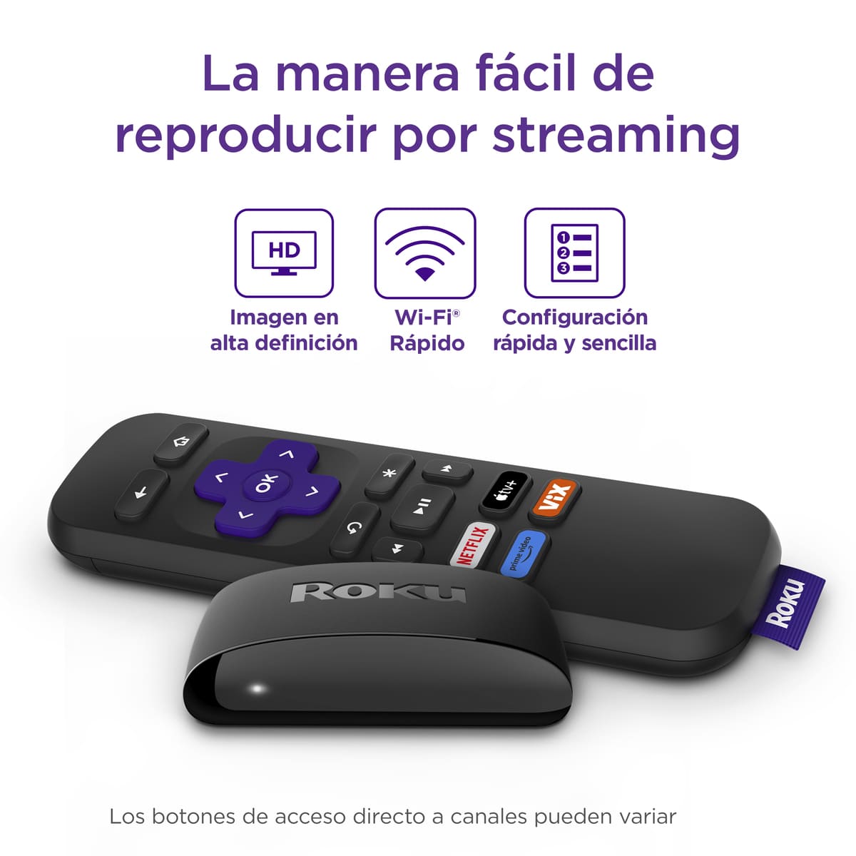 Roku Express HD Dispositivo de Streaming image number null