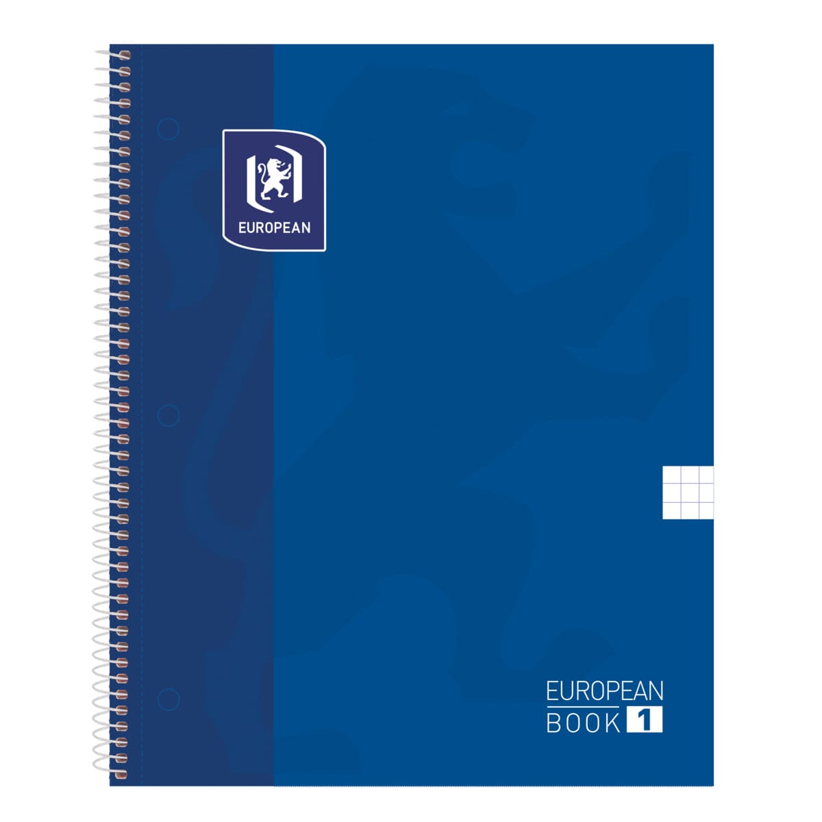 Cuaderno Espiral European Cuadro Grande Azul Marino Pelikan image number null