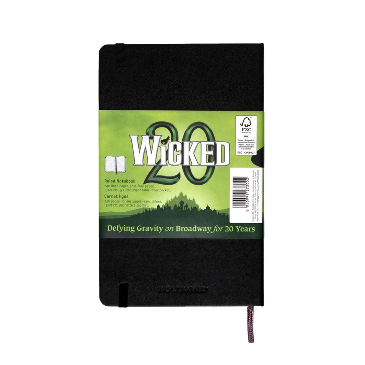 Libreta Grande Moleskine Colaboración Wicked image number null