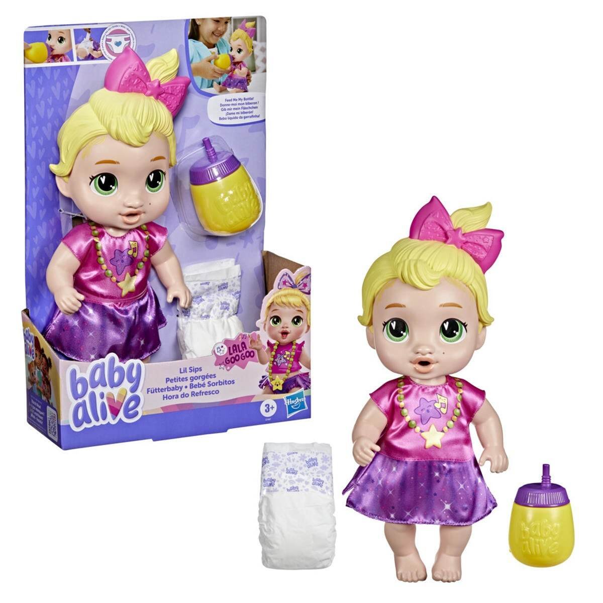 Mu&ntilde;eca Baby Alive Beb&eacute; Sorbitos LaLa GooGoo image number null