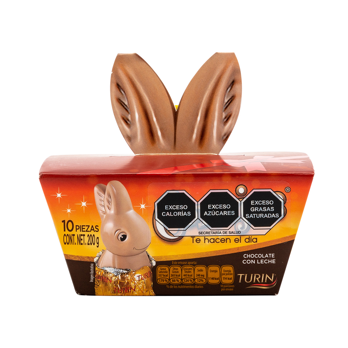 Caja de Chocolate Conejos Turin 10 piezas image number null