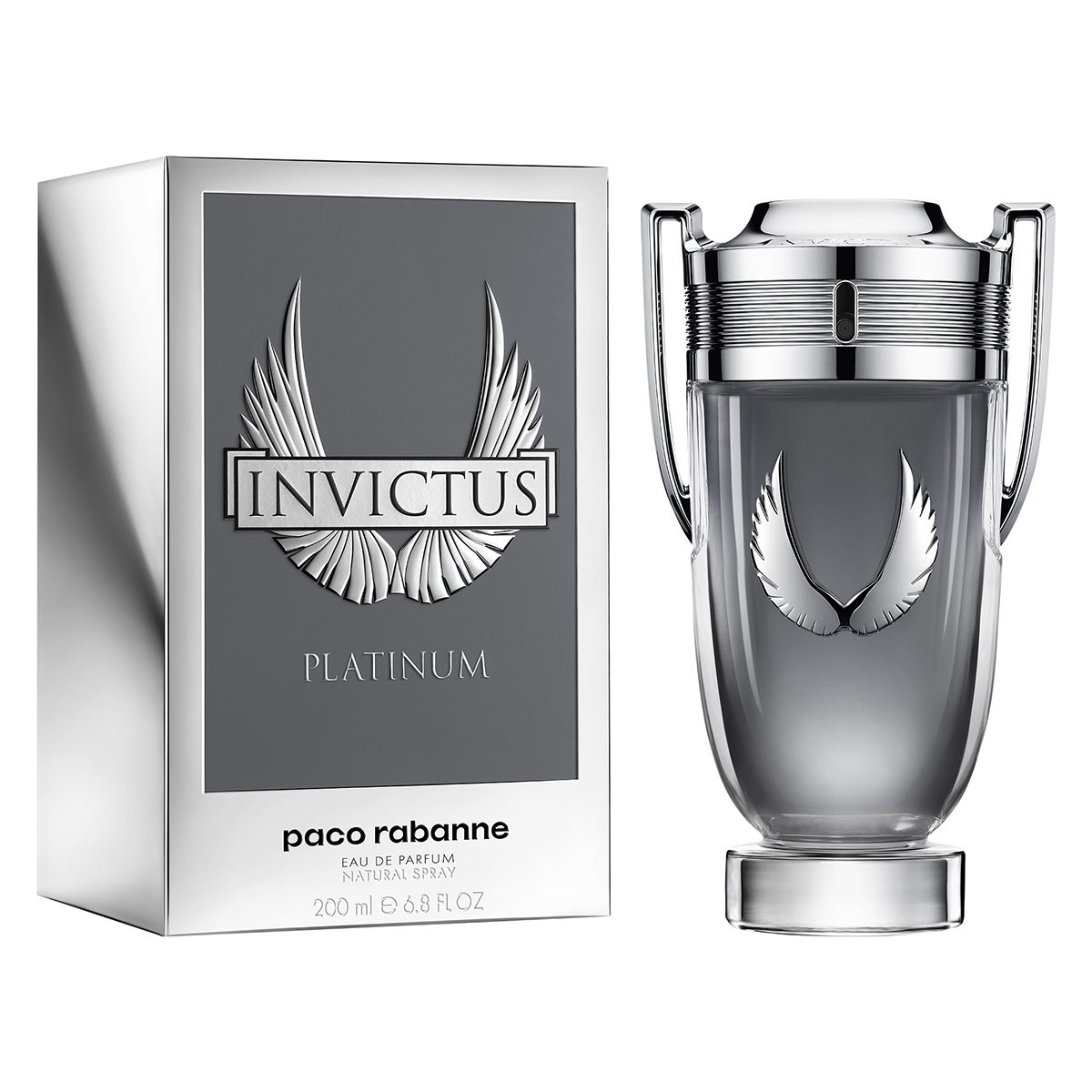 Paco Rabanne Invictus Platinum EDP 200ml Perfume para Caballero image number null