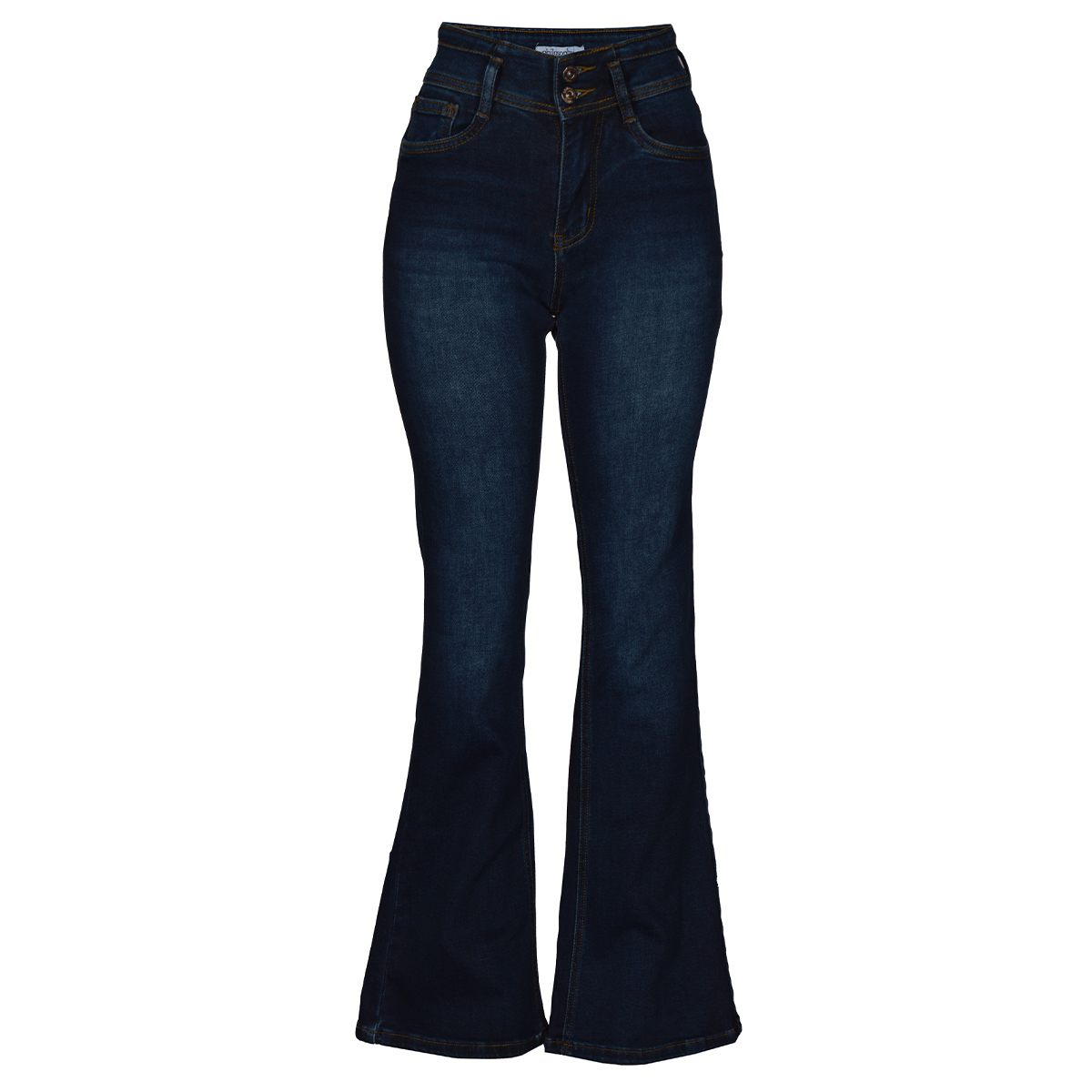 Jeans Acampanado Philosophy Color Azul Obscuro Talla 7 para Mujer image number null