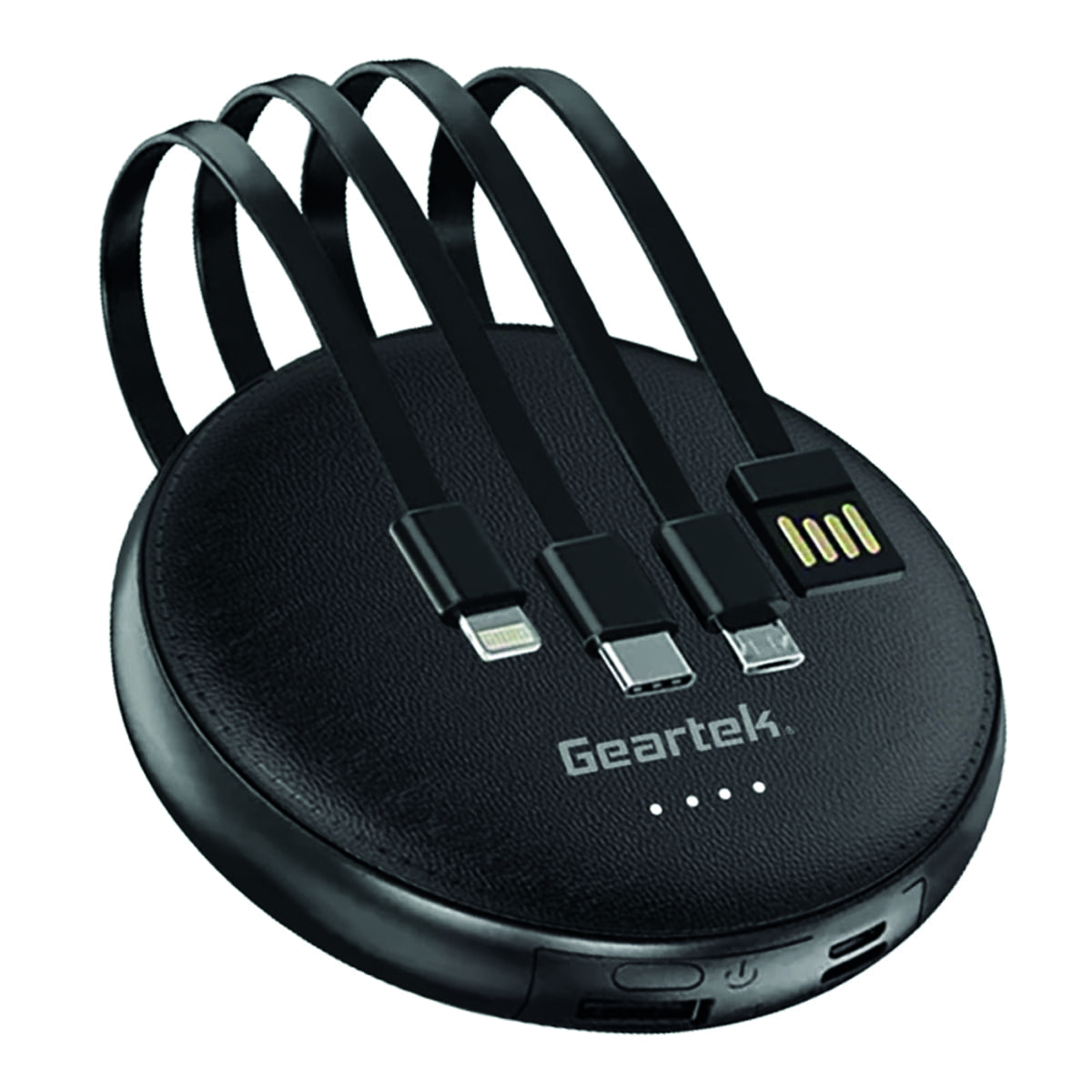 Batería Geartek de 10,000MAH Cables Integrados image number null