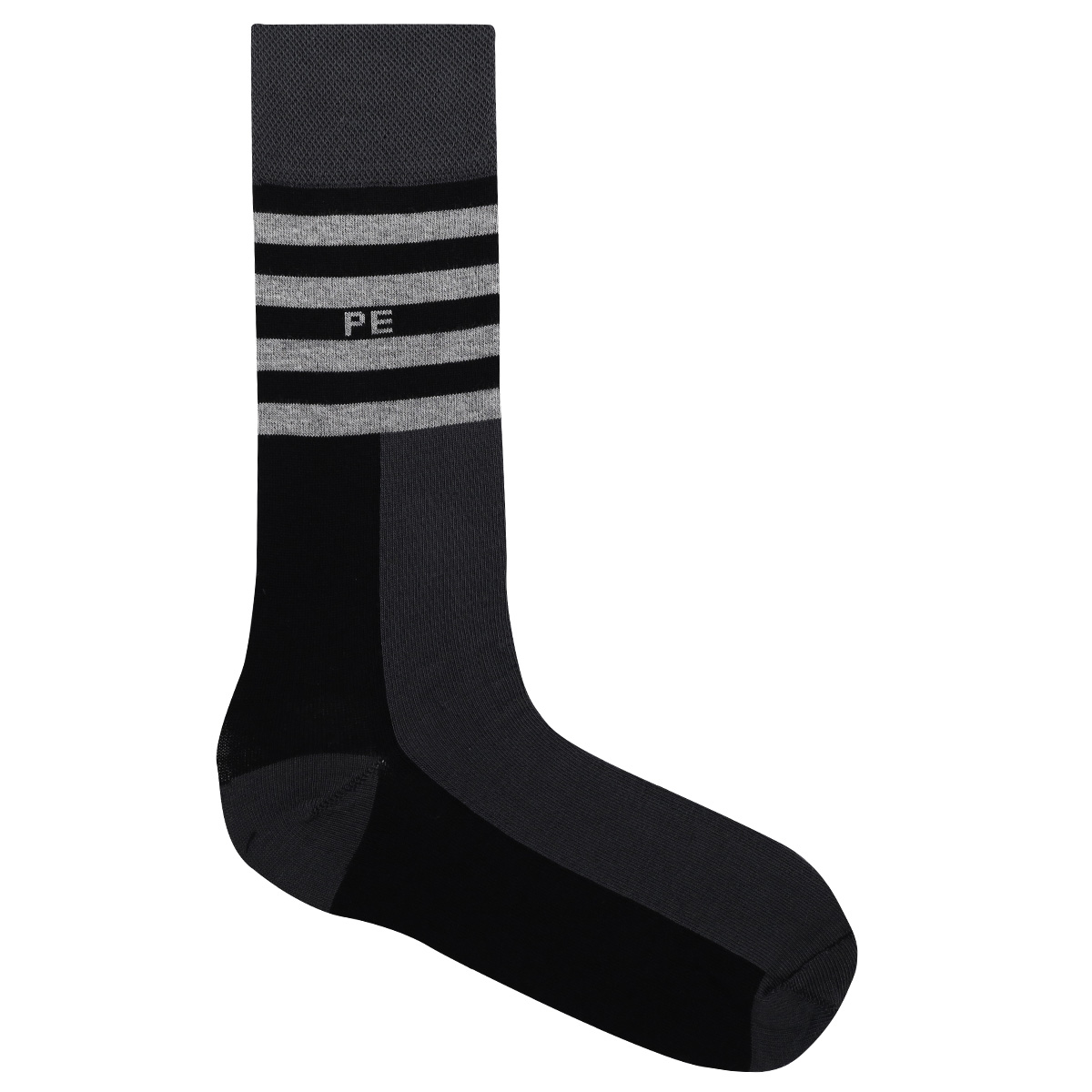 Calcetín Fantasía Negro para Hombre Perry Ellis image number null