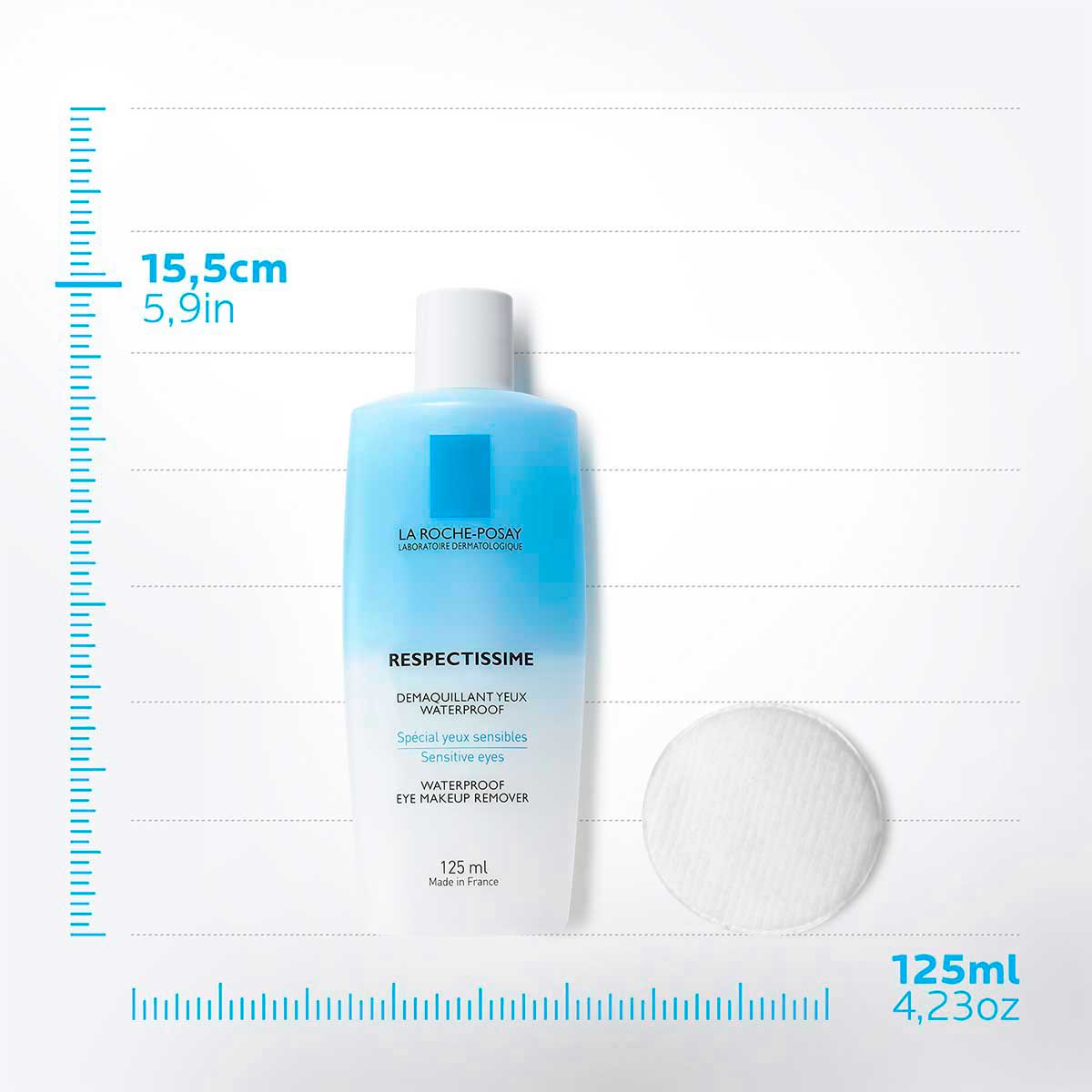 Desmaquillante Bifásico La Roche Posay Respectissime para Ojos Sensibles 125ml image number null