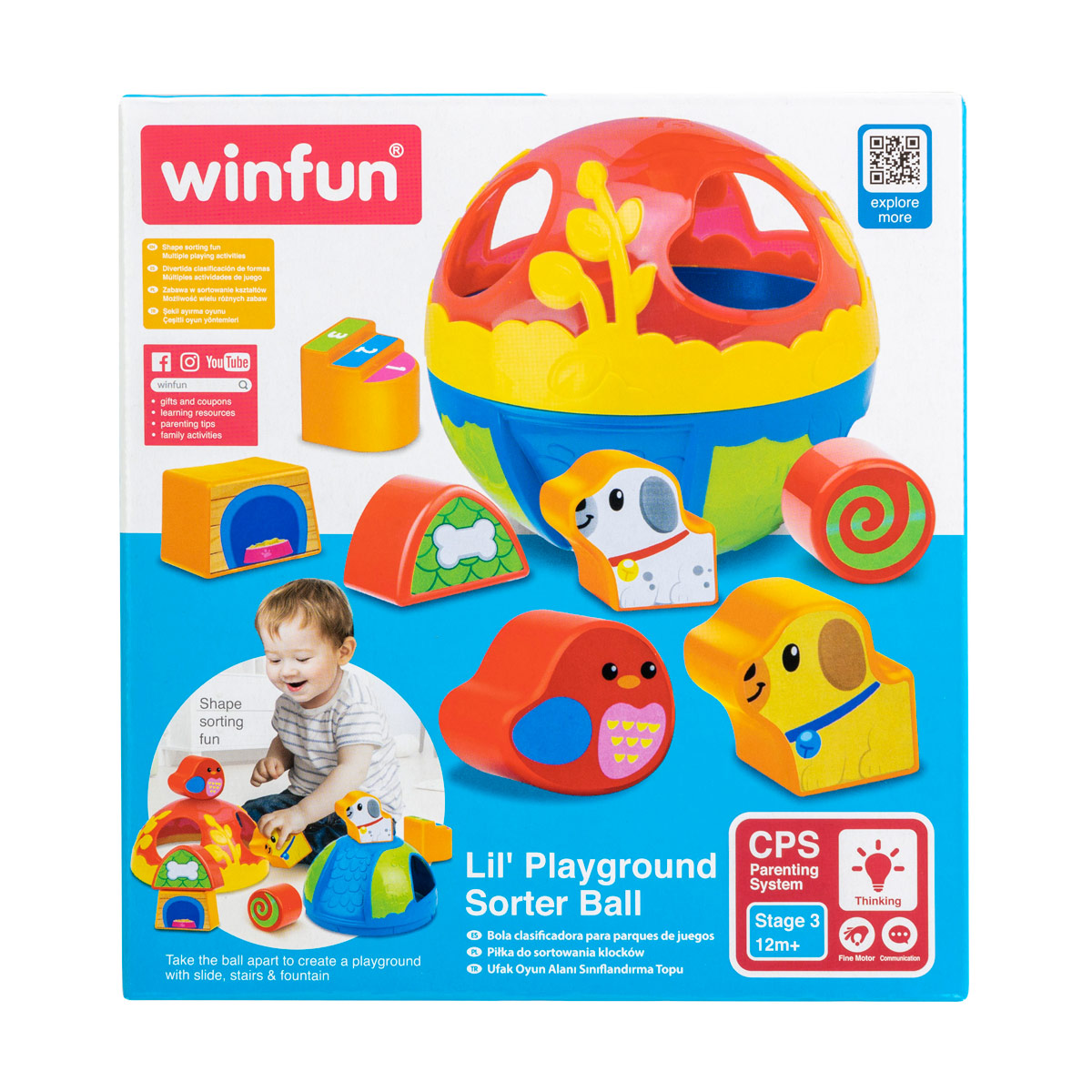 Set Bola Clasificadora de Formas con Figuras WINFUN image number null