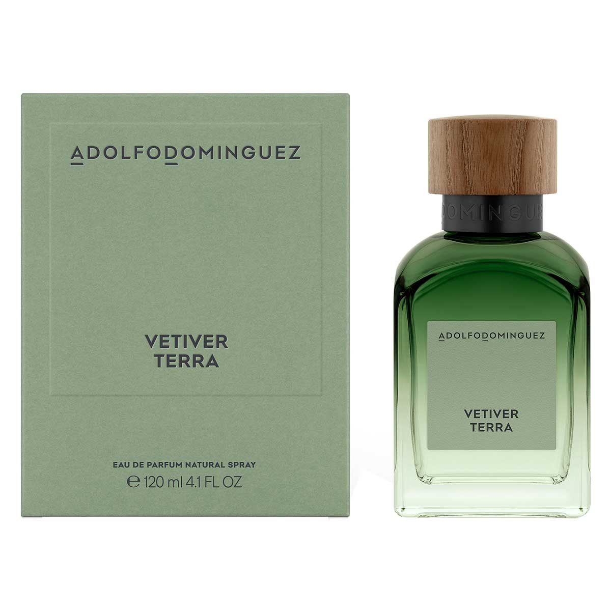 Adolfo Dominguez Vetiver Terra EDT 120ml Perfume para Caballero image number null