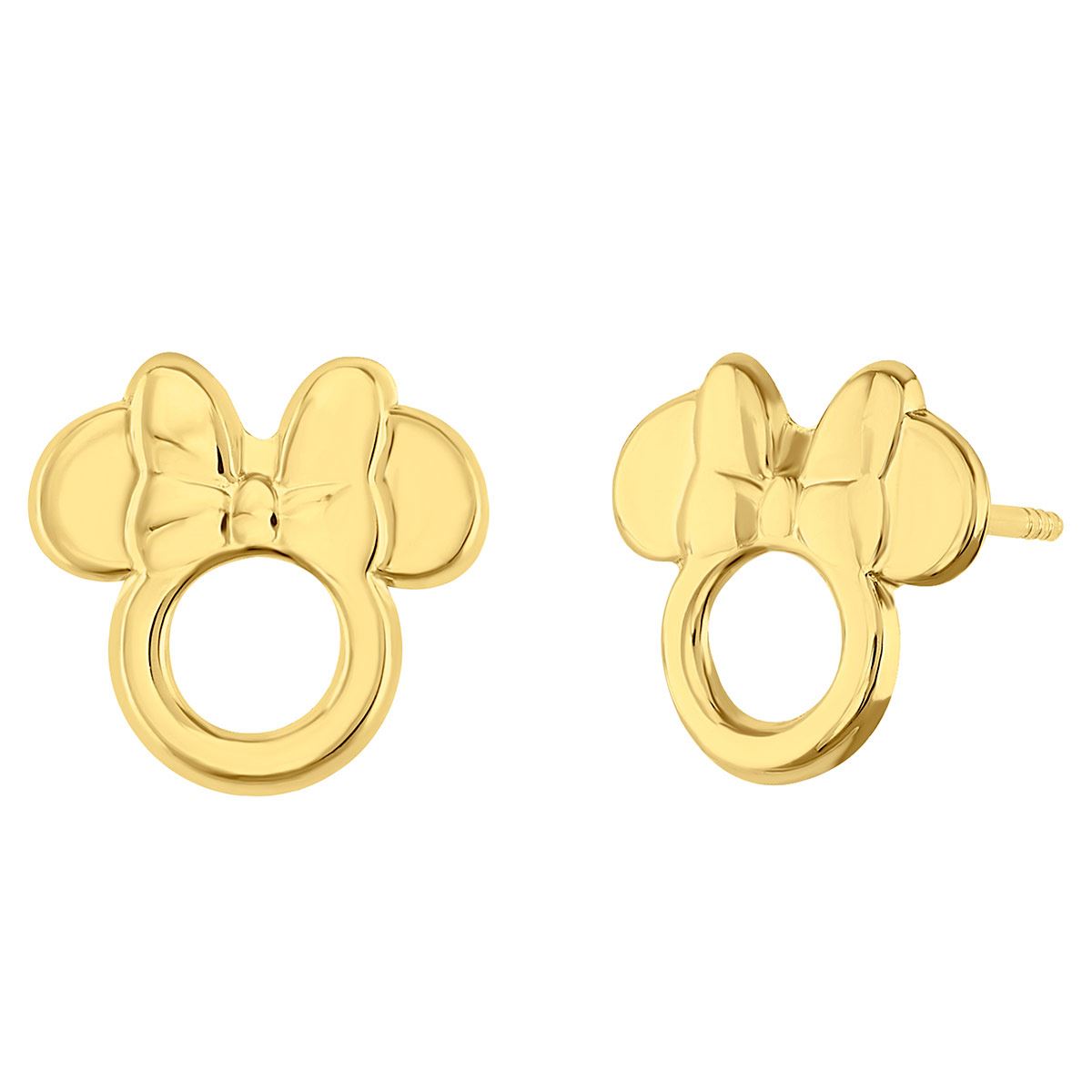 Broquel Contorno Minnie Troquelado Oro 14K Disney image number null