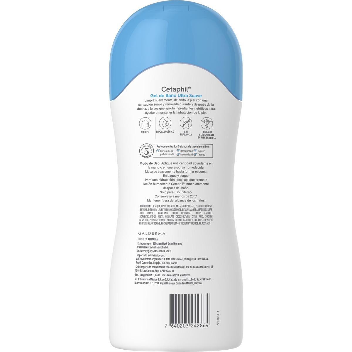 Cetaphil Gel de Ba&ntilde;o Corporal 500ml image number null