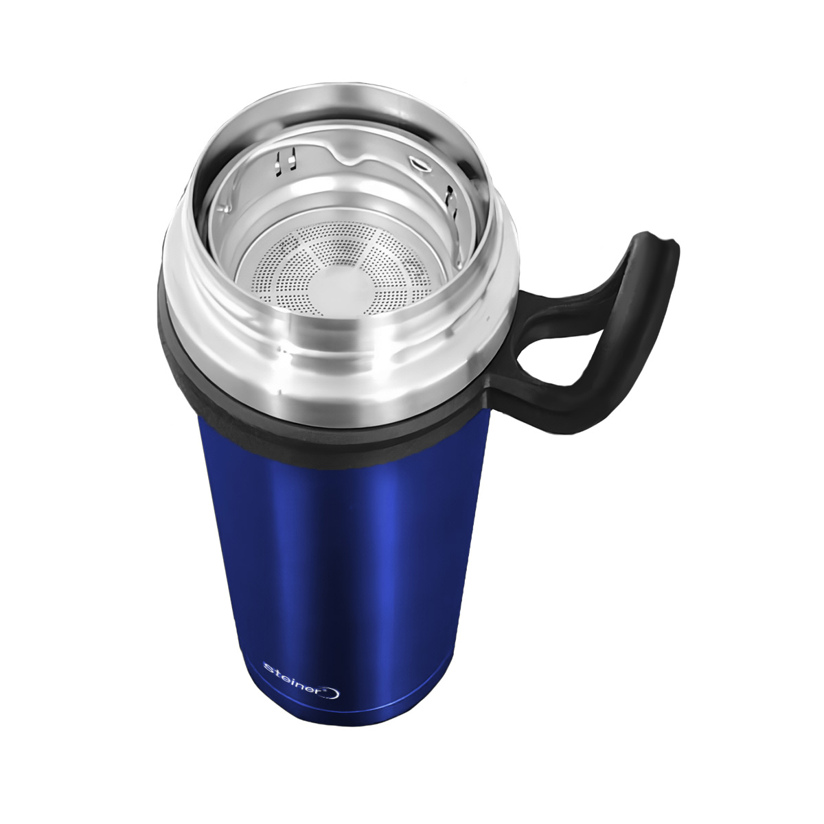 Termo Acero Inoxidable de Doble Pared STEINER 450 ml Color Azul image number null