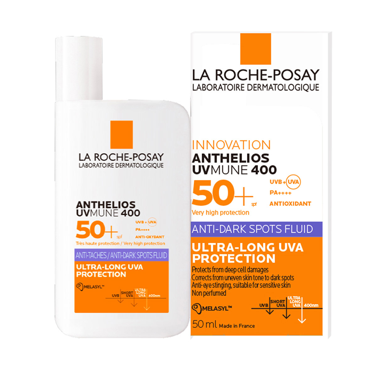 La Roche Posay Anthelios Uv Mune 400 Fluido Antimanchas SPF50+ image number null