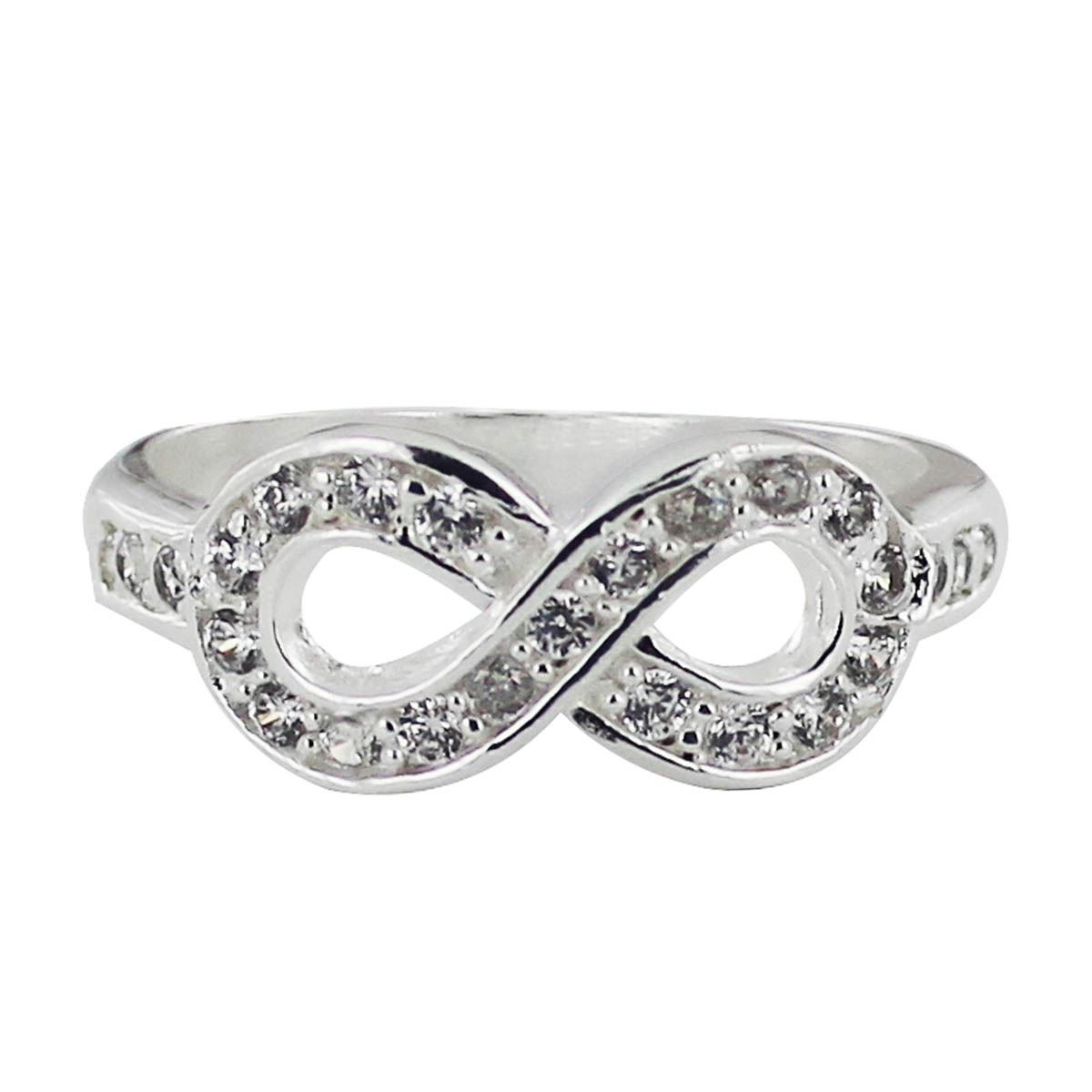 Anillo Infinito con Zirconia Dvillalpando image number null