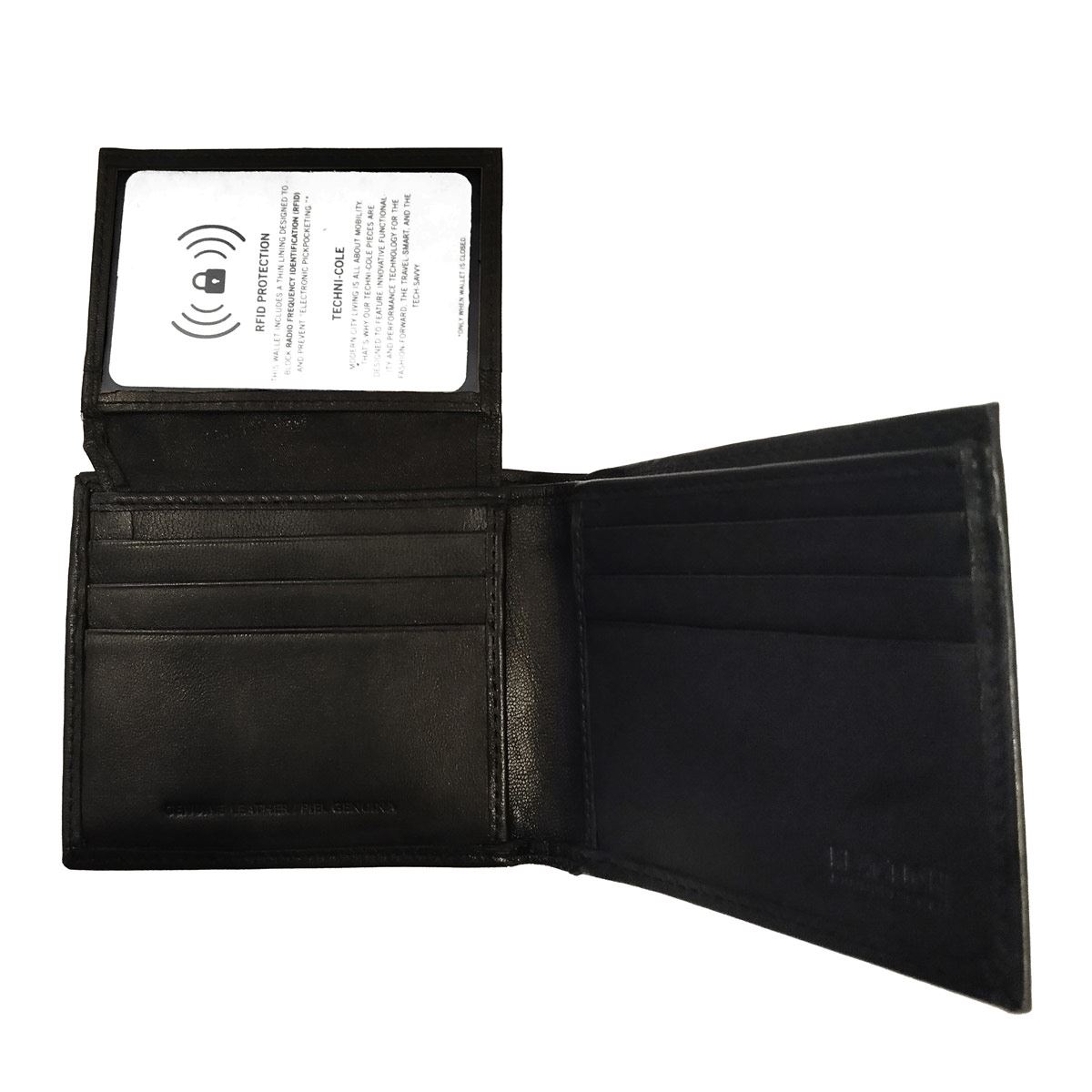 Cartera Kenneth Cole F16-0465MX color negro image number null