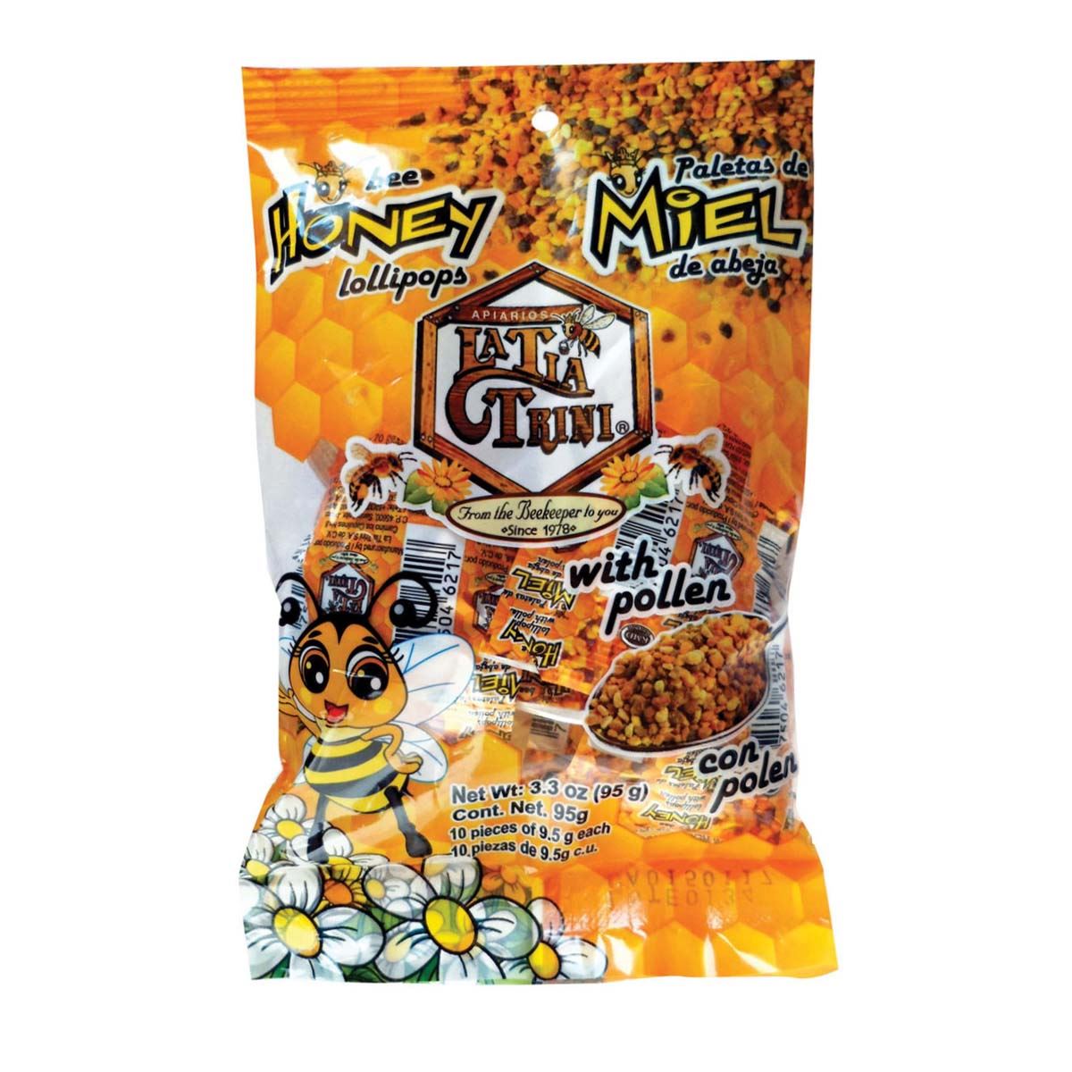 Paleta de Miel Prop&oacute;leo con Polen image number null