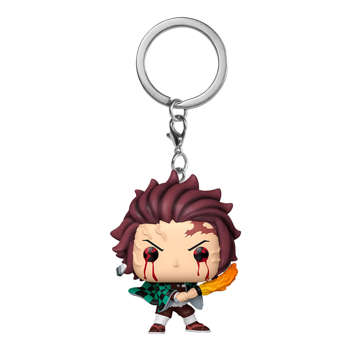 Funko Pop Keychain Demon Slayer Tanjiro Respiracion Solar Llavero image number null